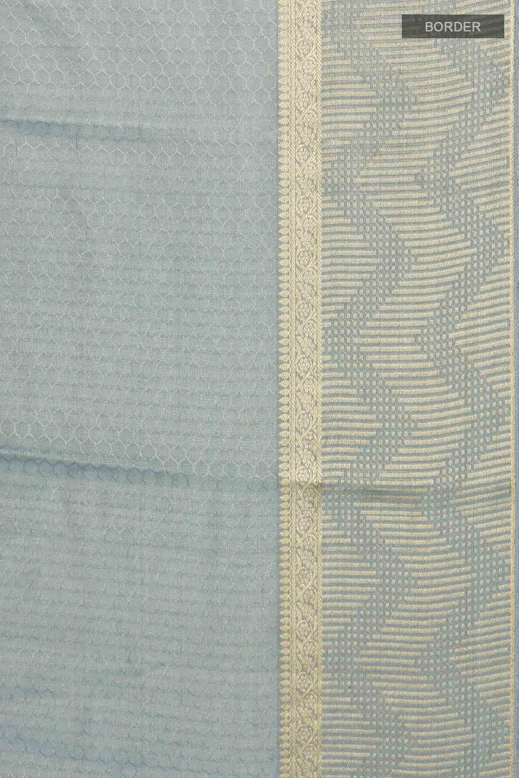 Blue Mysore Georgette Saree