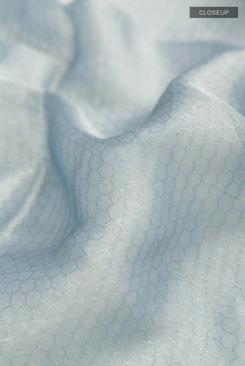 Blue Mysore Georgette Saree