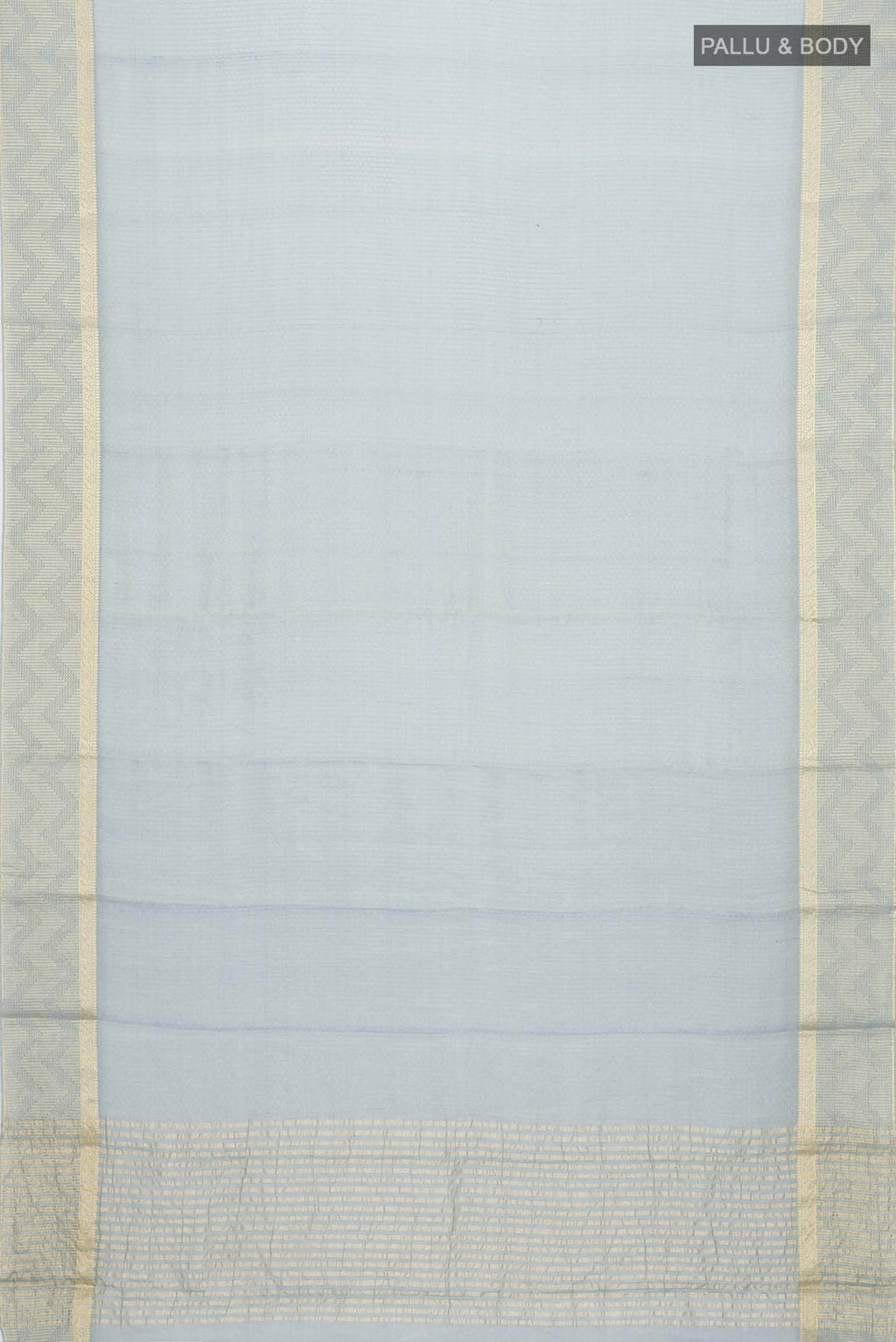 Blue Mysore Georgette Saree