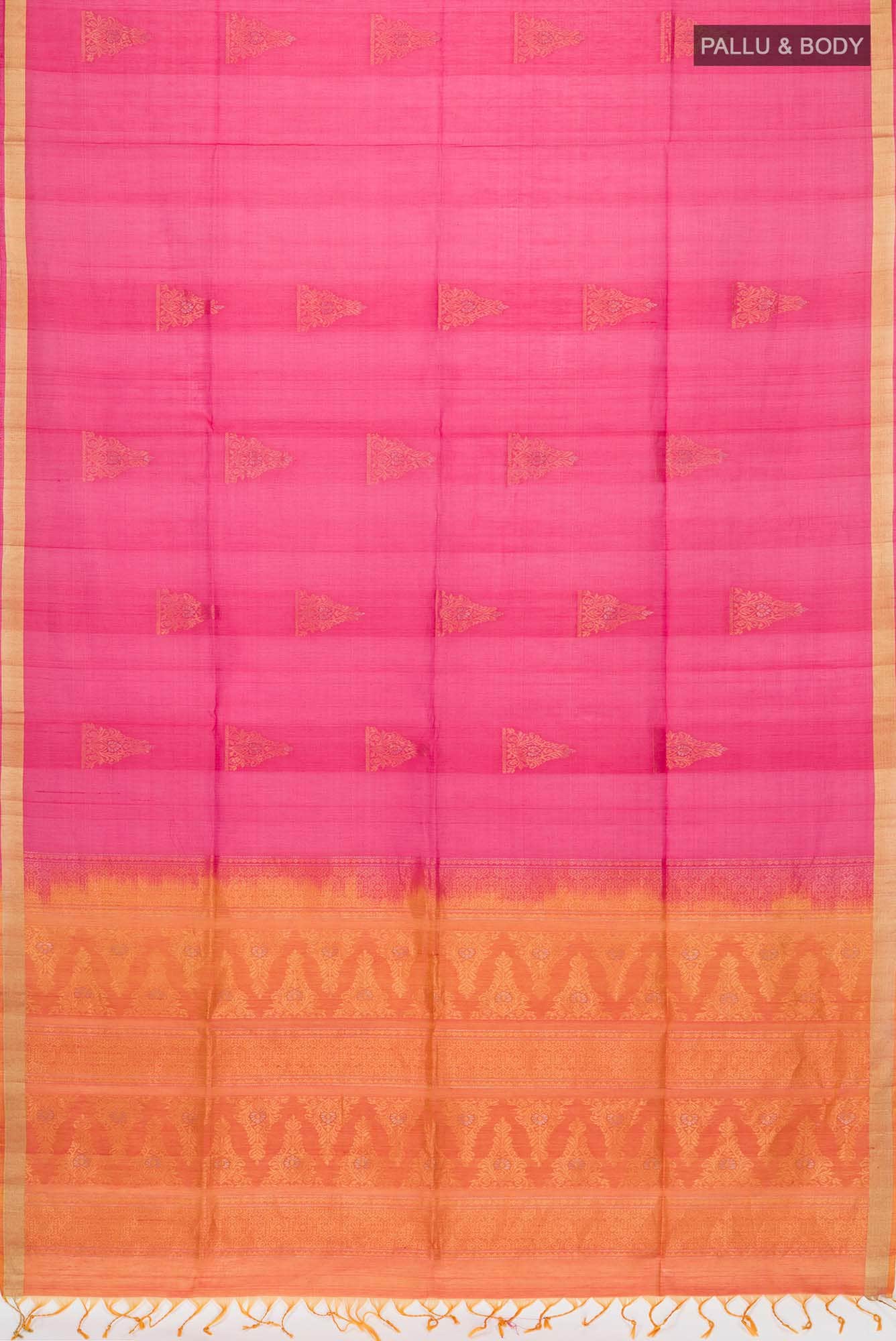 Pink Silk Cotton Saree