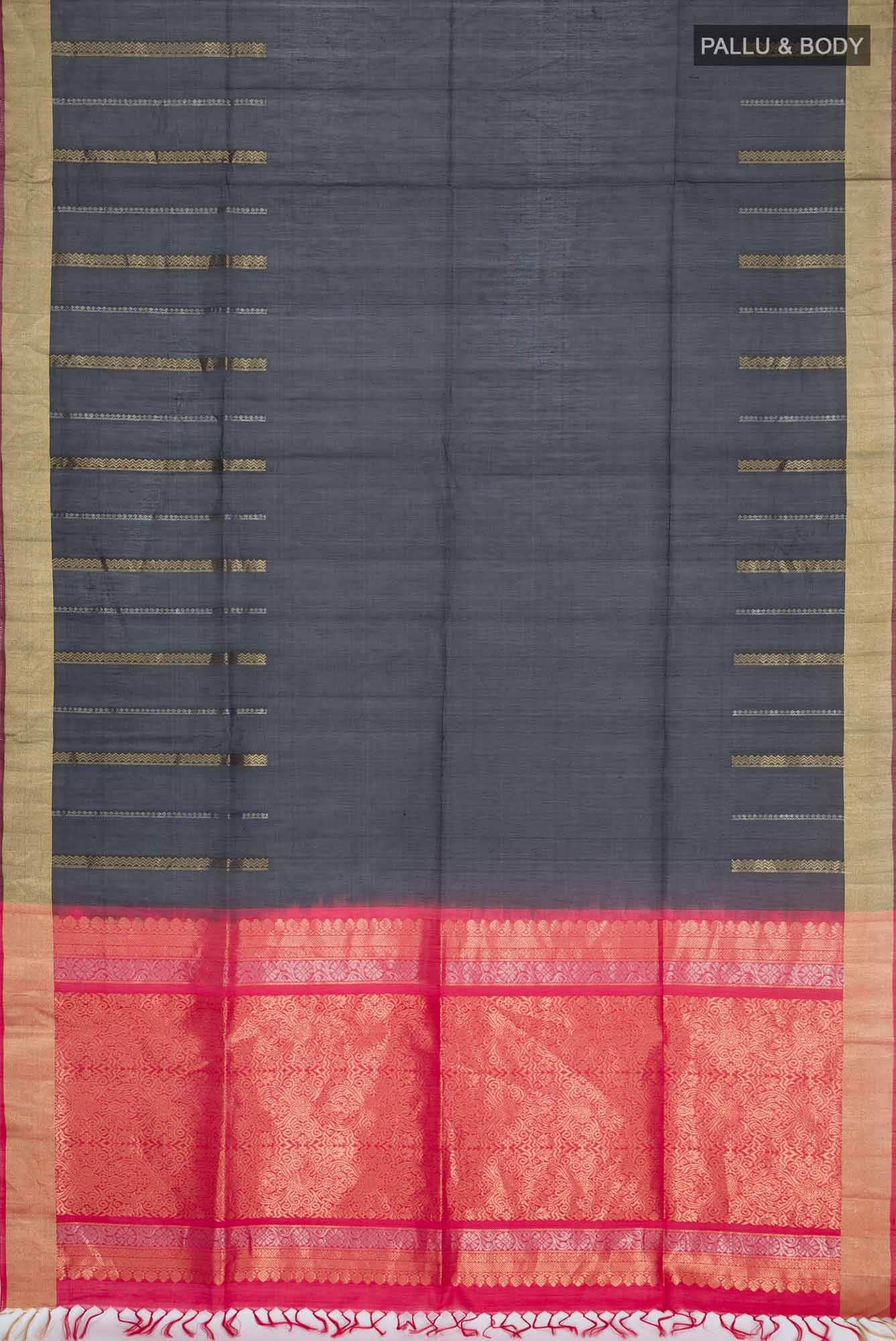 Black Silk Cotton Saree