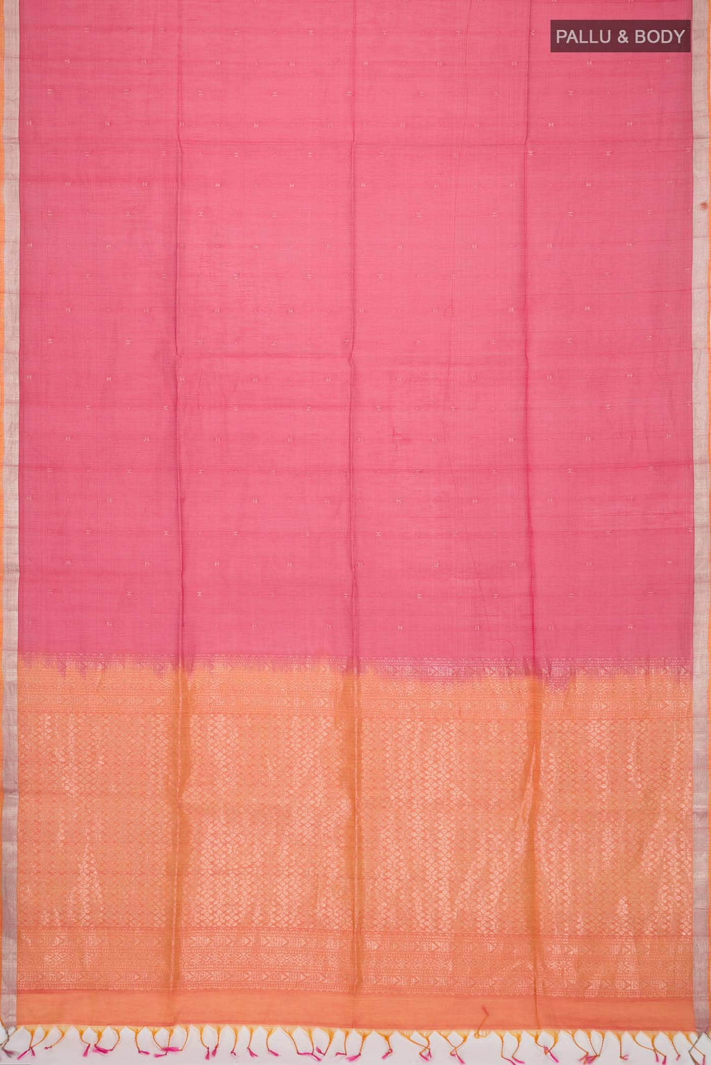 Pink Silk Cotton Saree