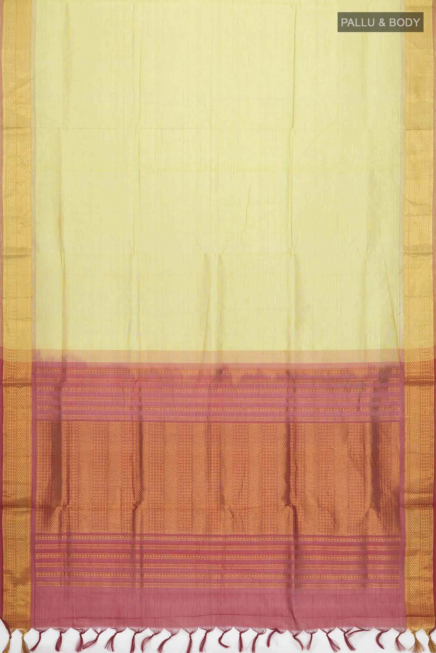 Green Silk Cotton Saree