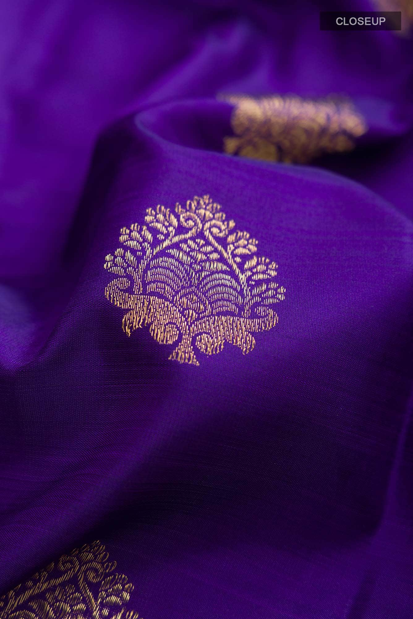 Blue Kanchipuram Silk Saree