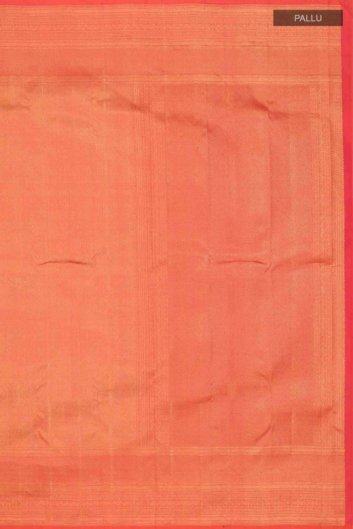 Orange with Pink Dual Tone Kanchipuram Silk Saree