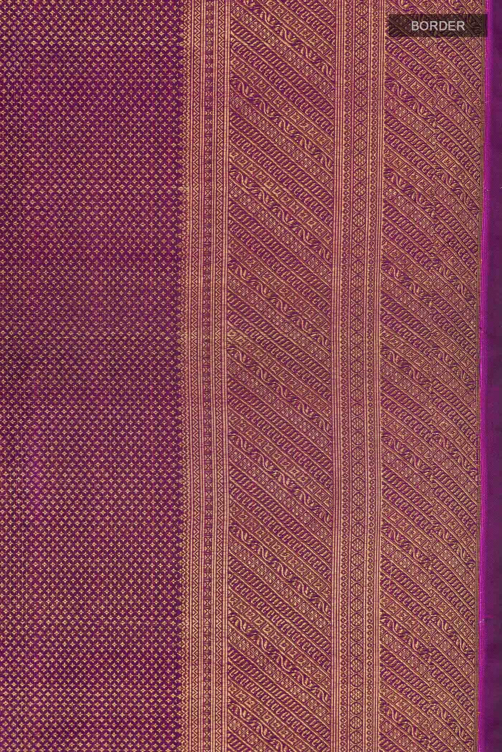 Purple Kanchipuram Silk Saree