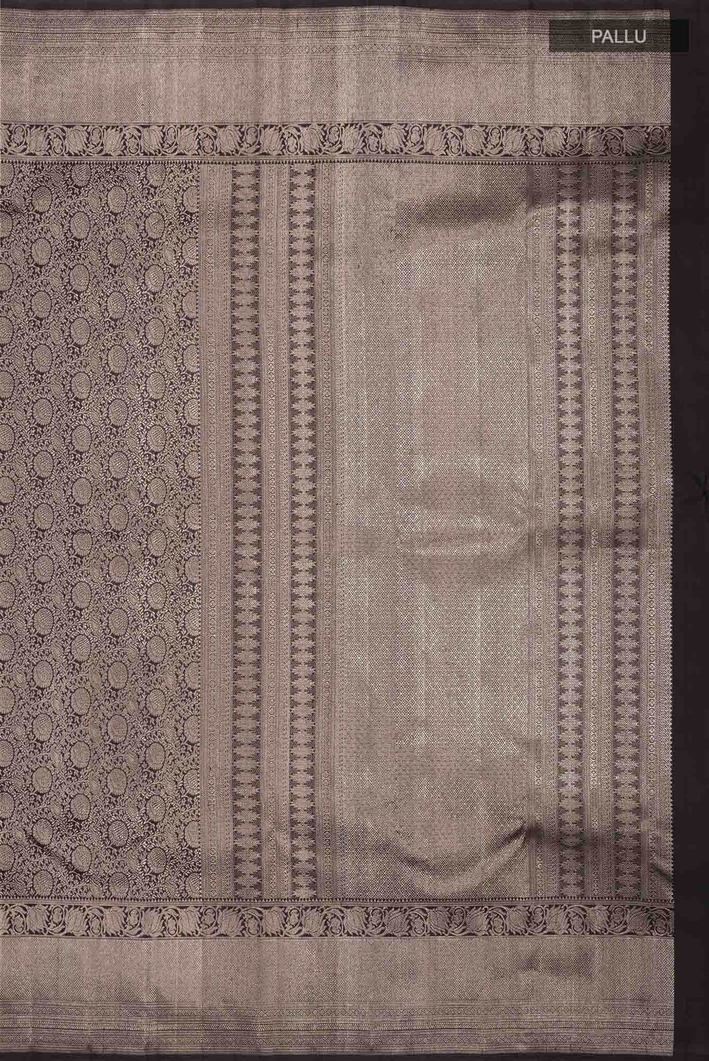 Black Kanchipuram Silk Saree