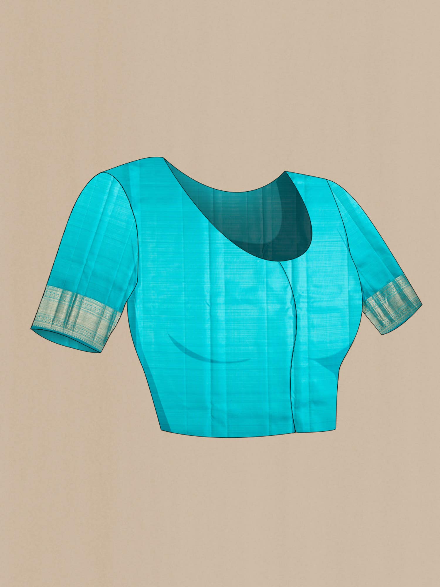 Blue Kanchipuram Silk Saree
