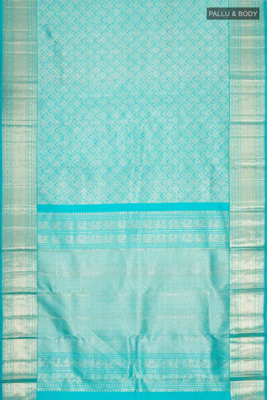 Blue Kanchipuram Silk Saree