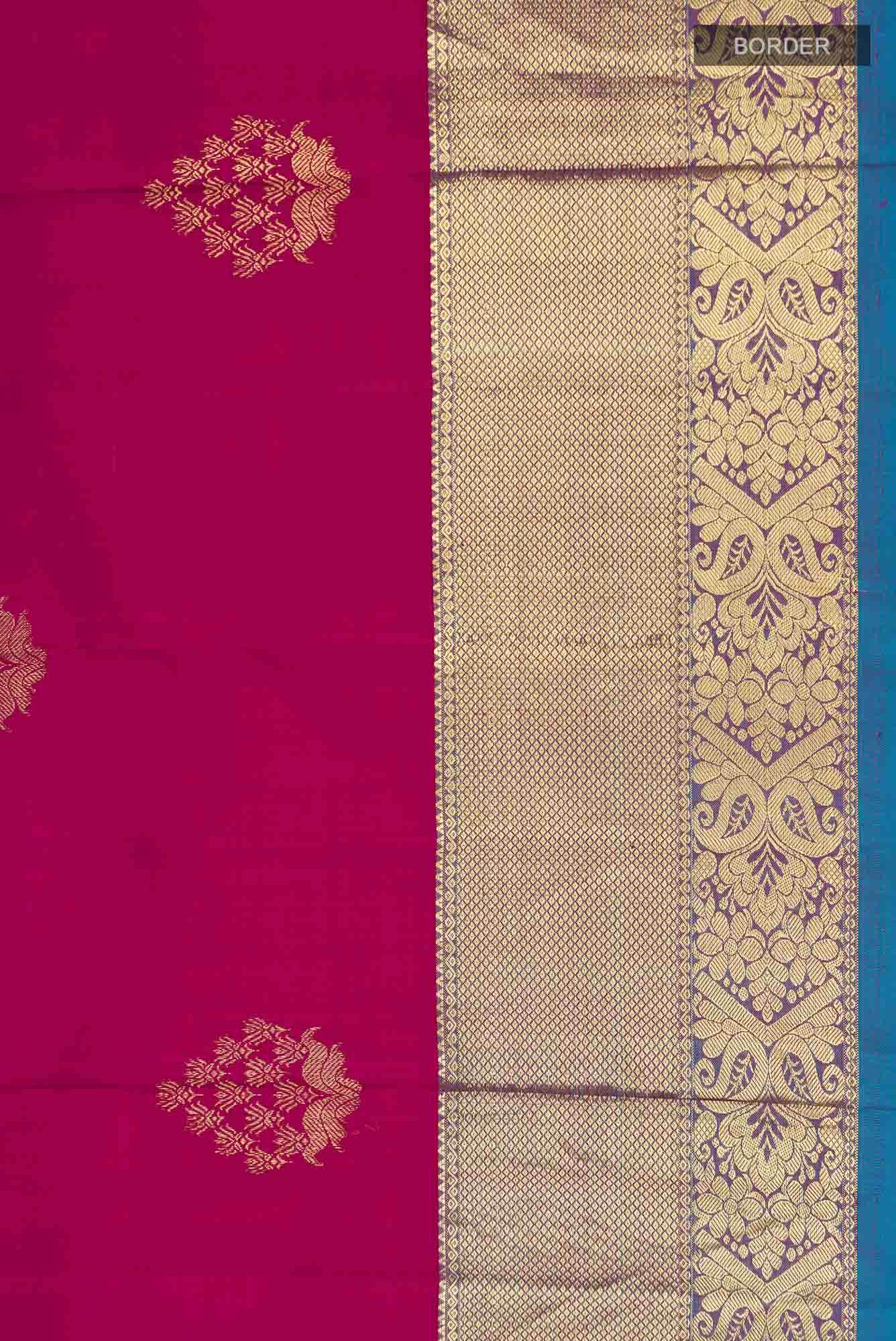 Pink Kanchipuram Silk Saree