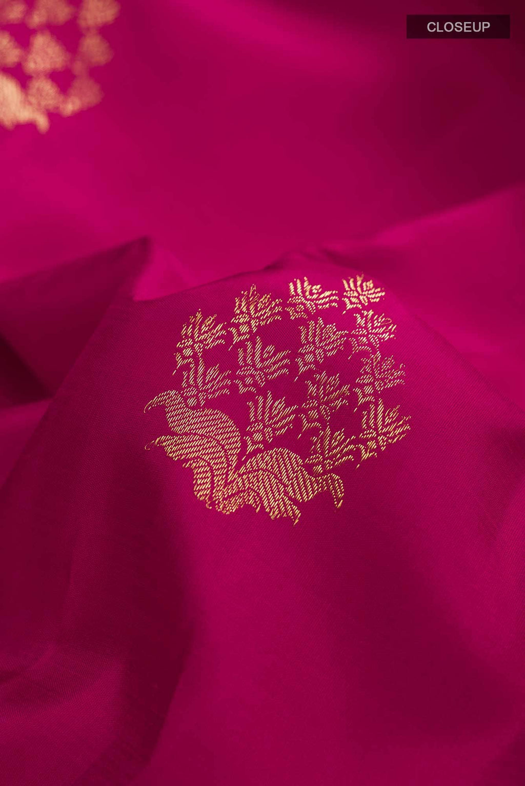 Pink Kanchipuram Silk Saree