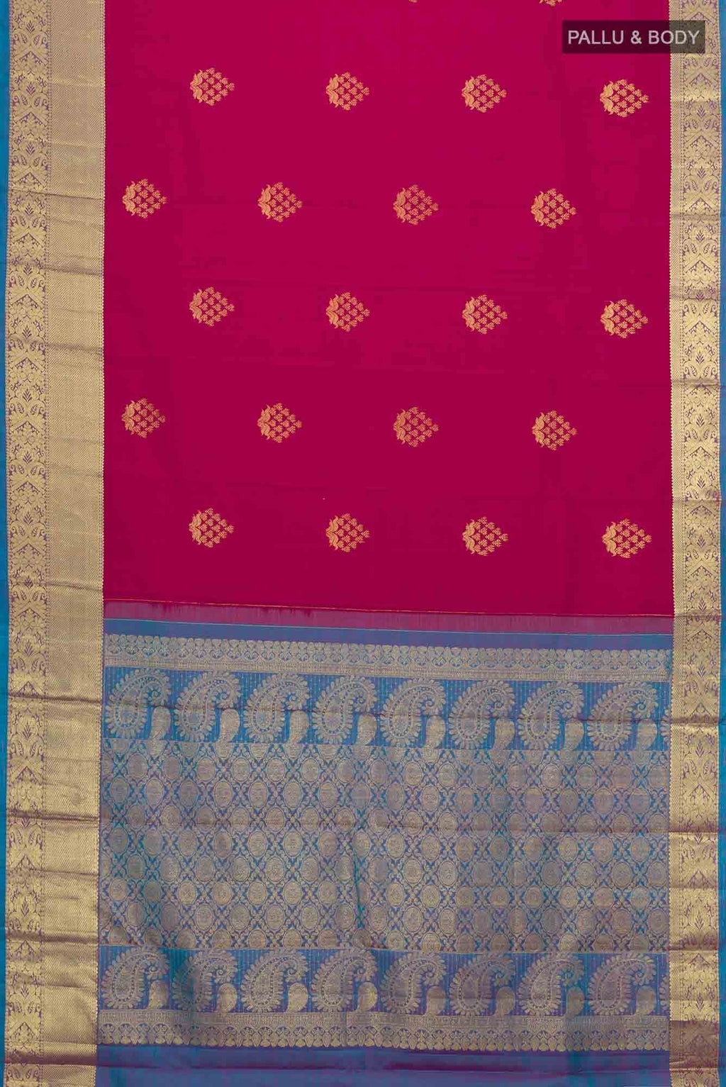 Pink Kanchipuram Silk Saree