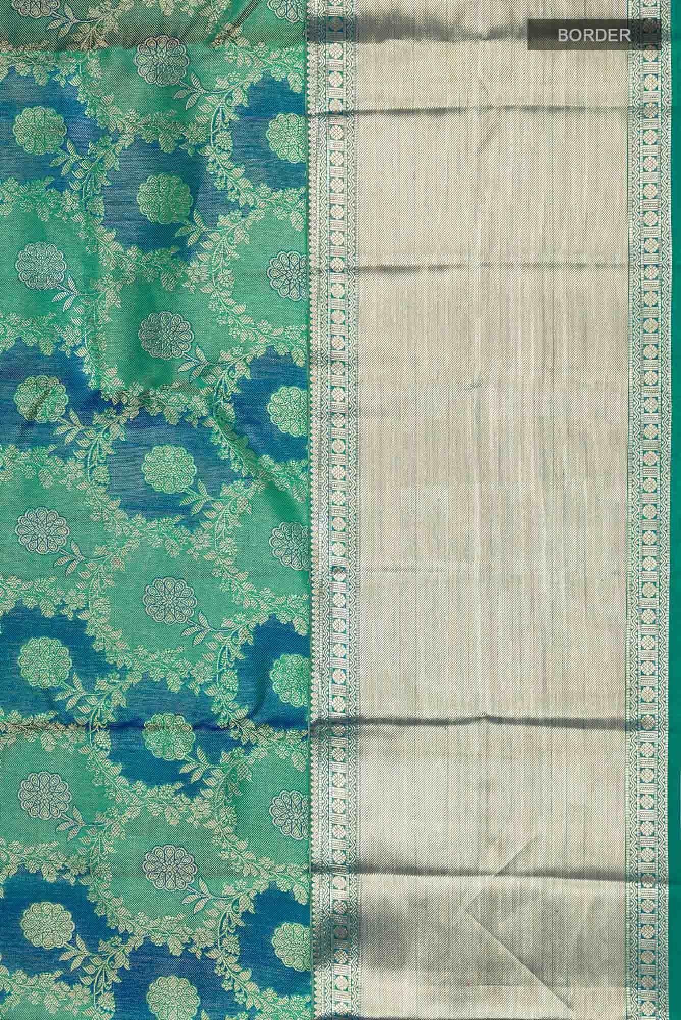 Blue Kanchipuram Silk Saree