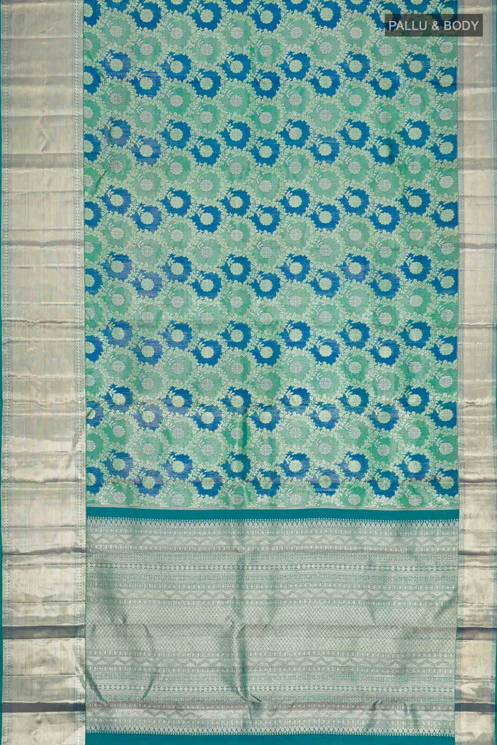 Blue Kanchipuram Silk Saree