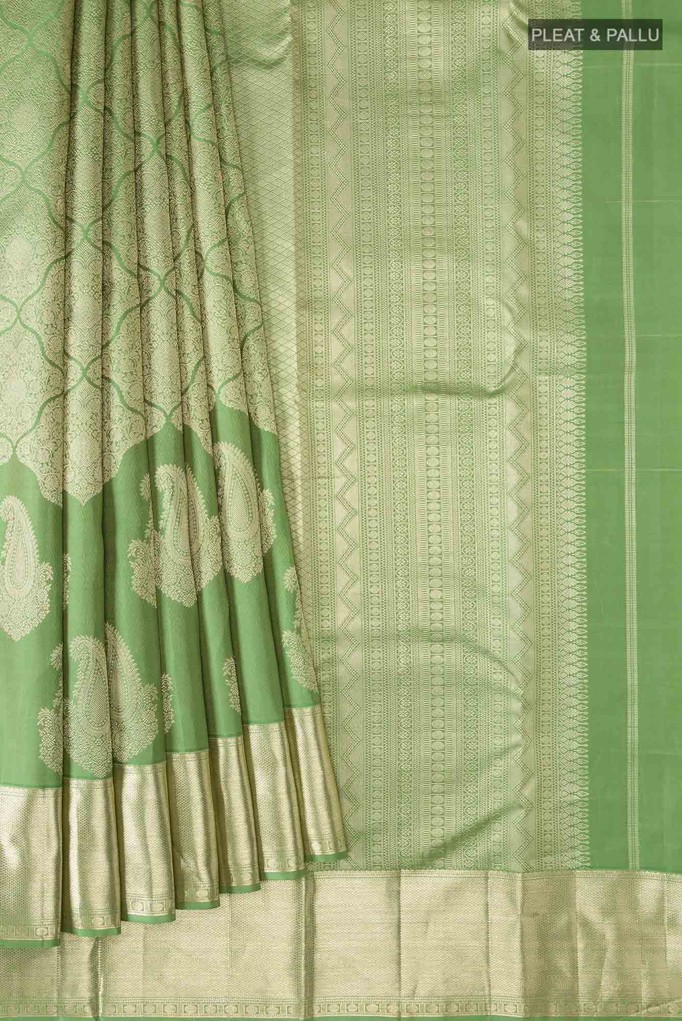 Green Kanchipuram Silk Saree