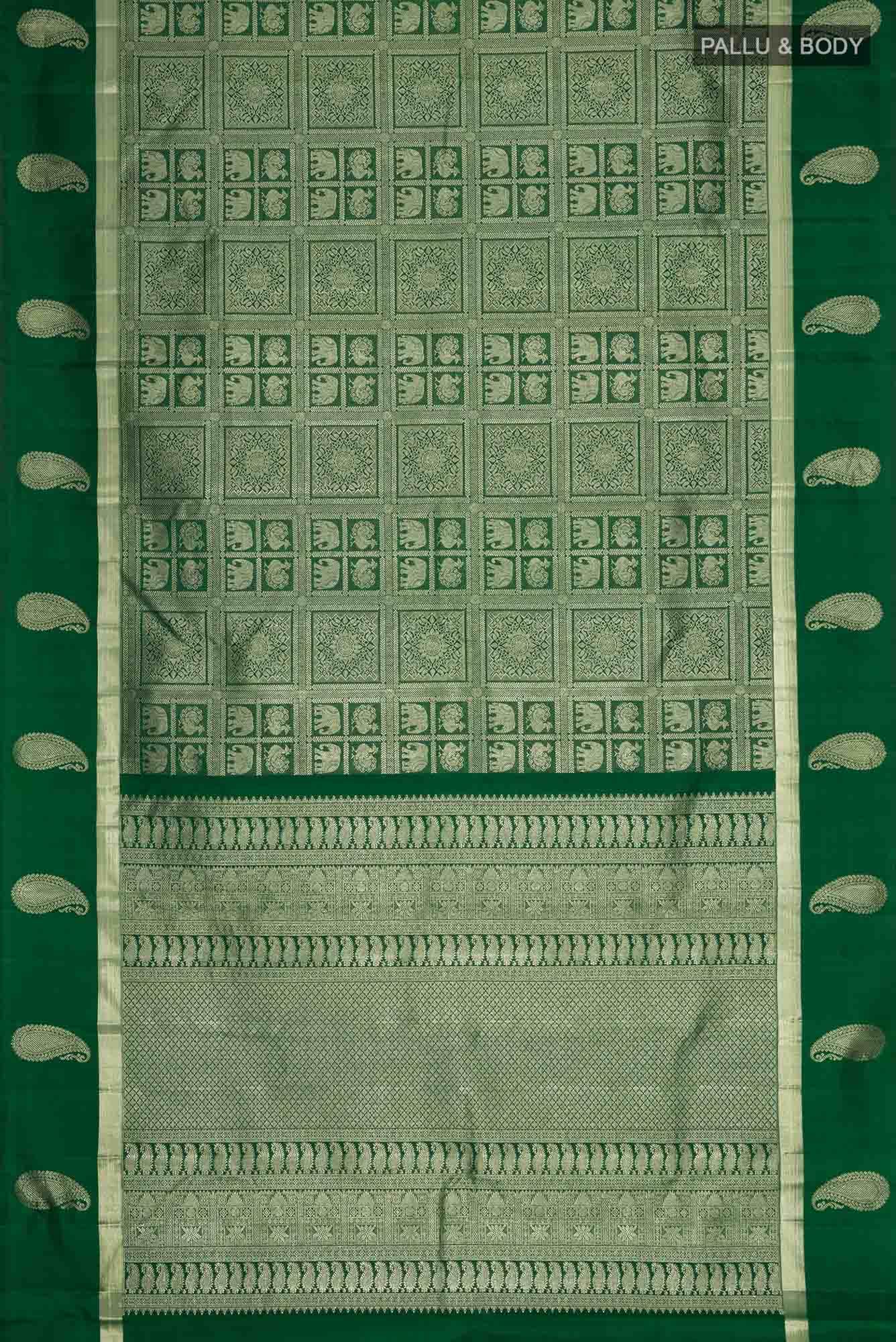 Green Kanchipuram Silk Saree