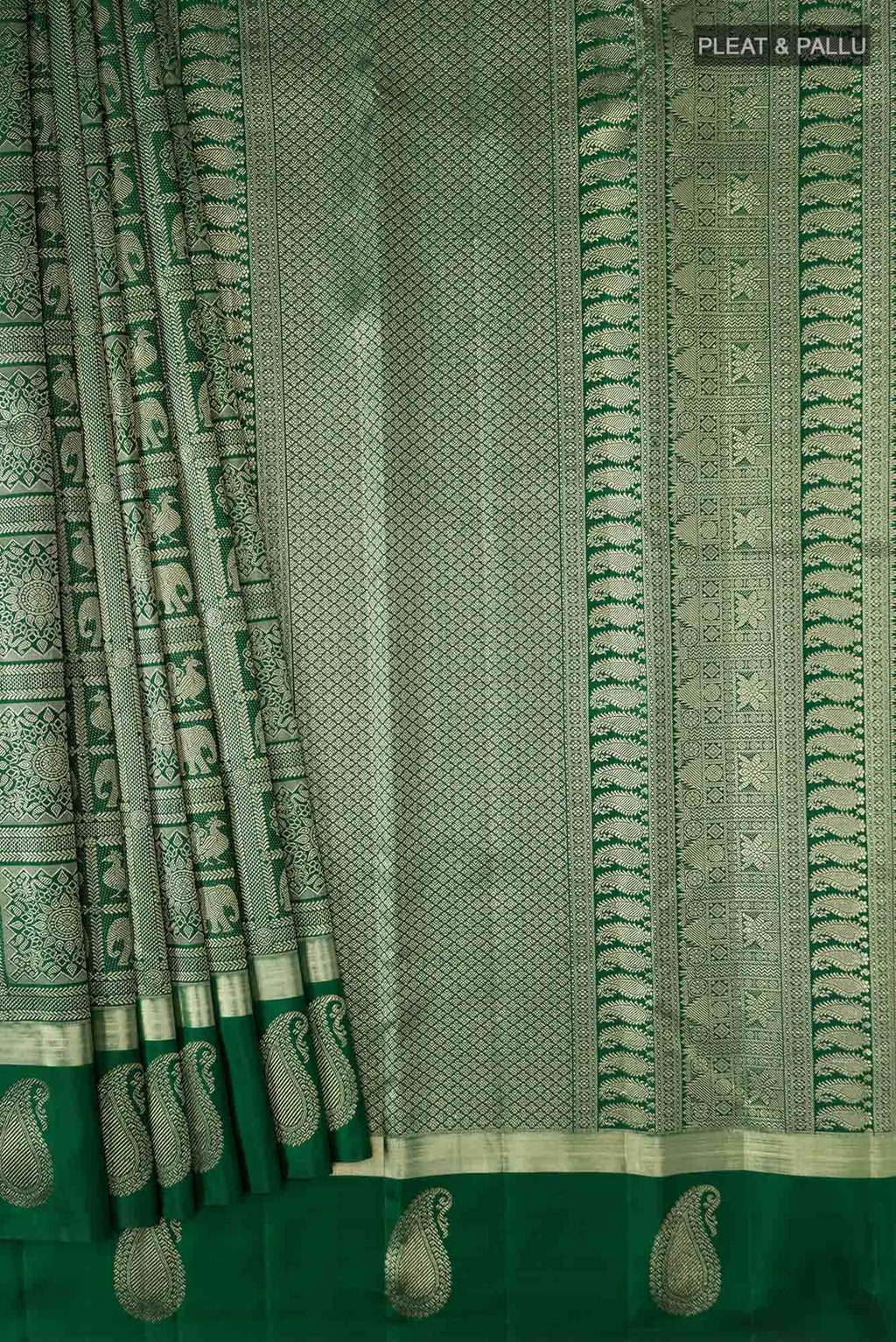 Green Kanchipuram Silk Saree