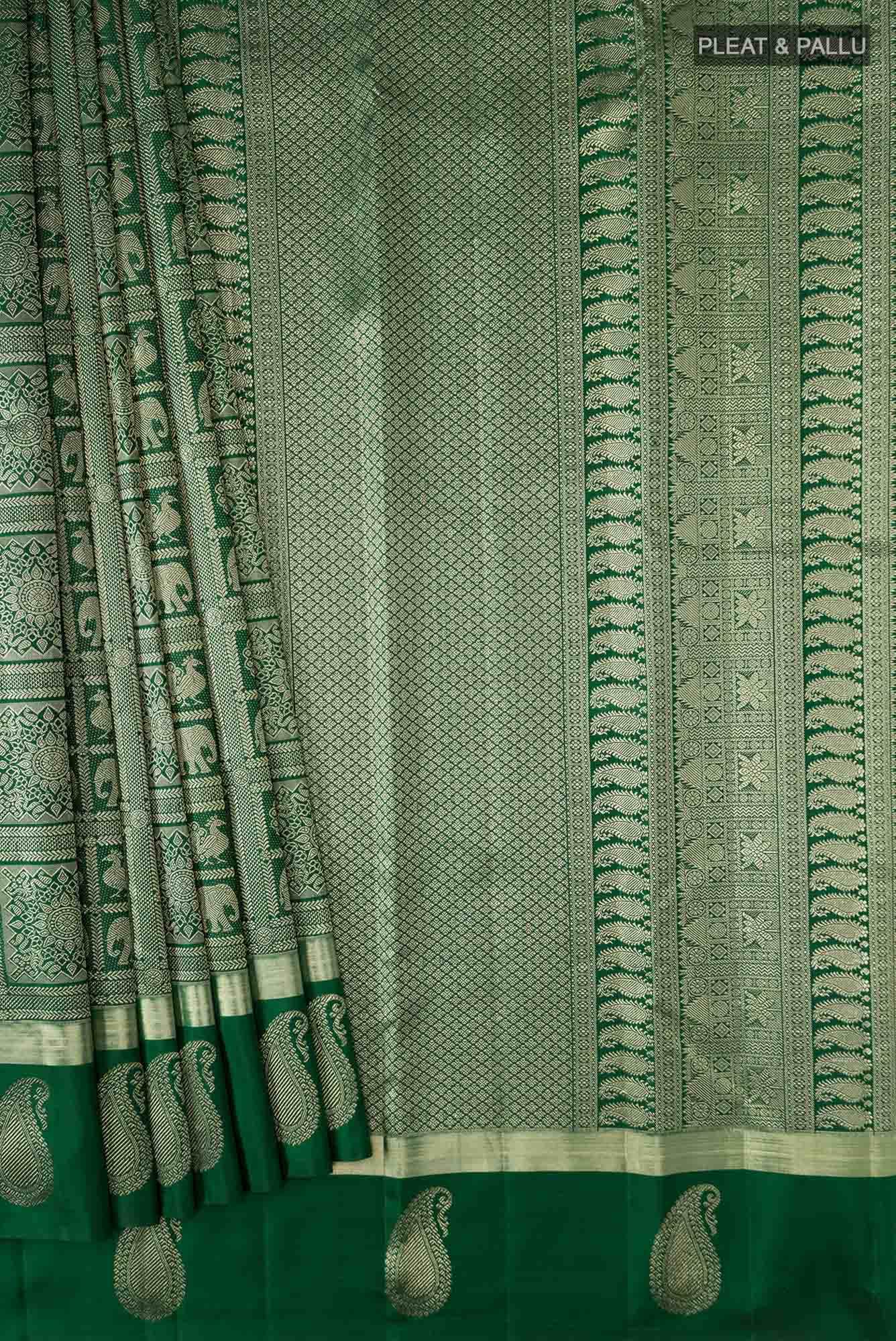 Green Kanchipuram Silk Saree