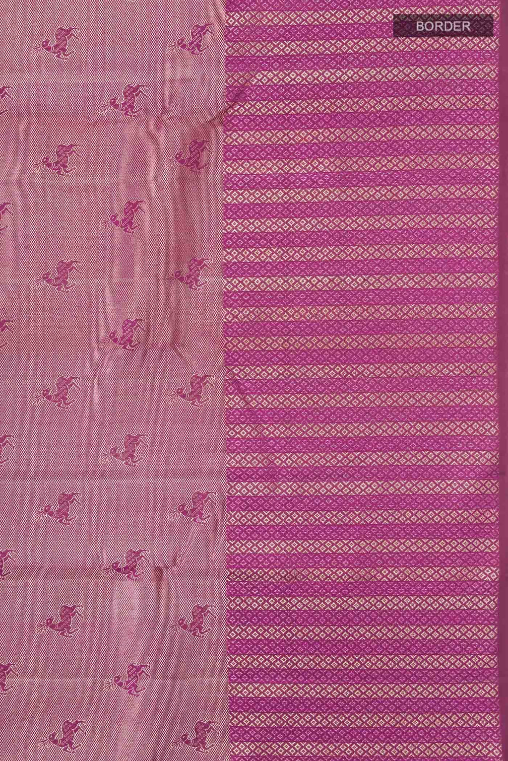 Magenta Kanchipuram Silk Saree