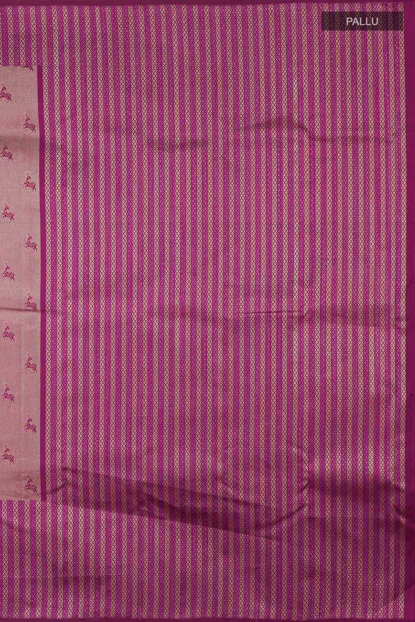 Magenta Kanchipuram Silk Saree
