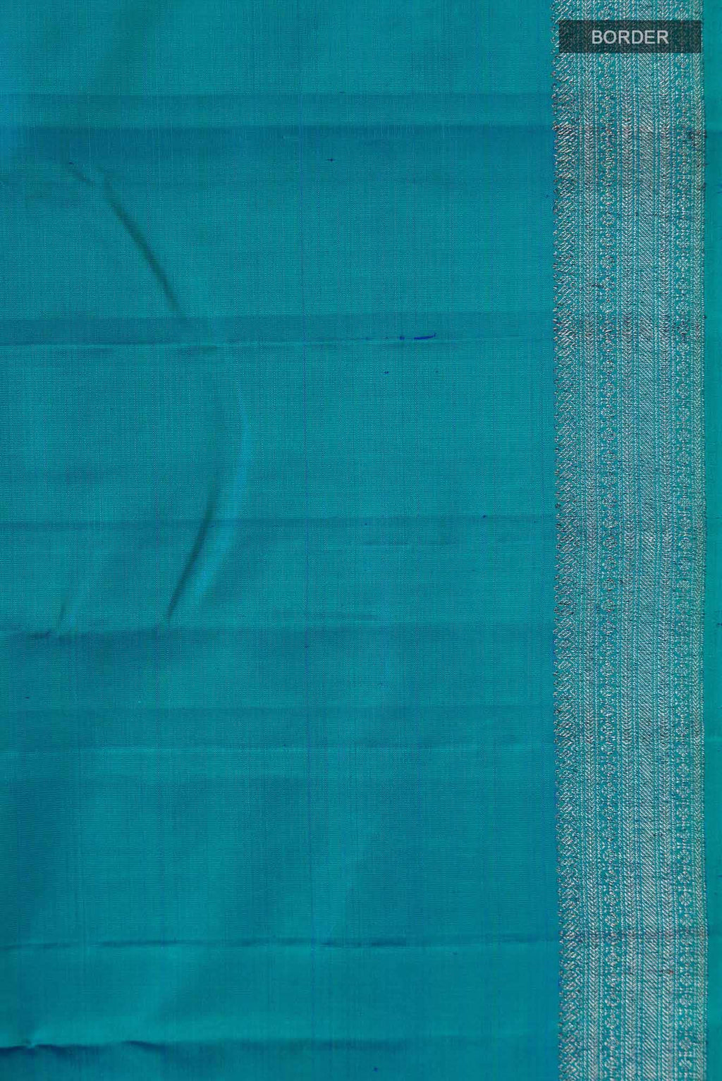 Blue with Green Dual Tone Kanchipuram Silk Saree