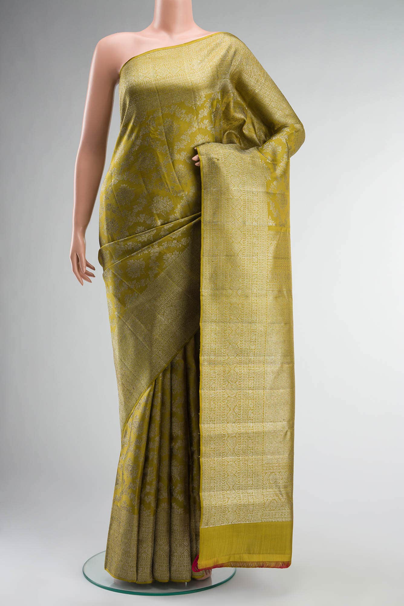 Green Kanchipuram Silk Saree