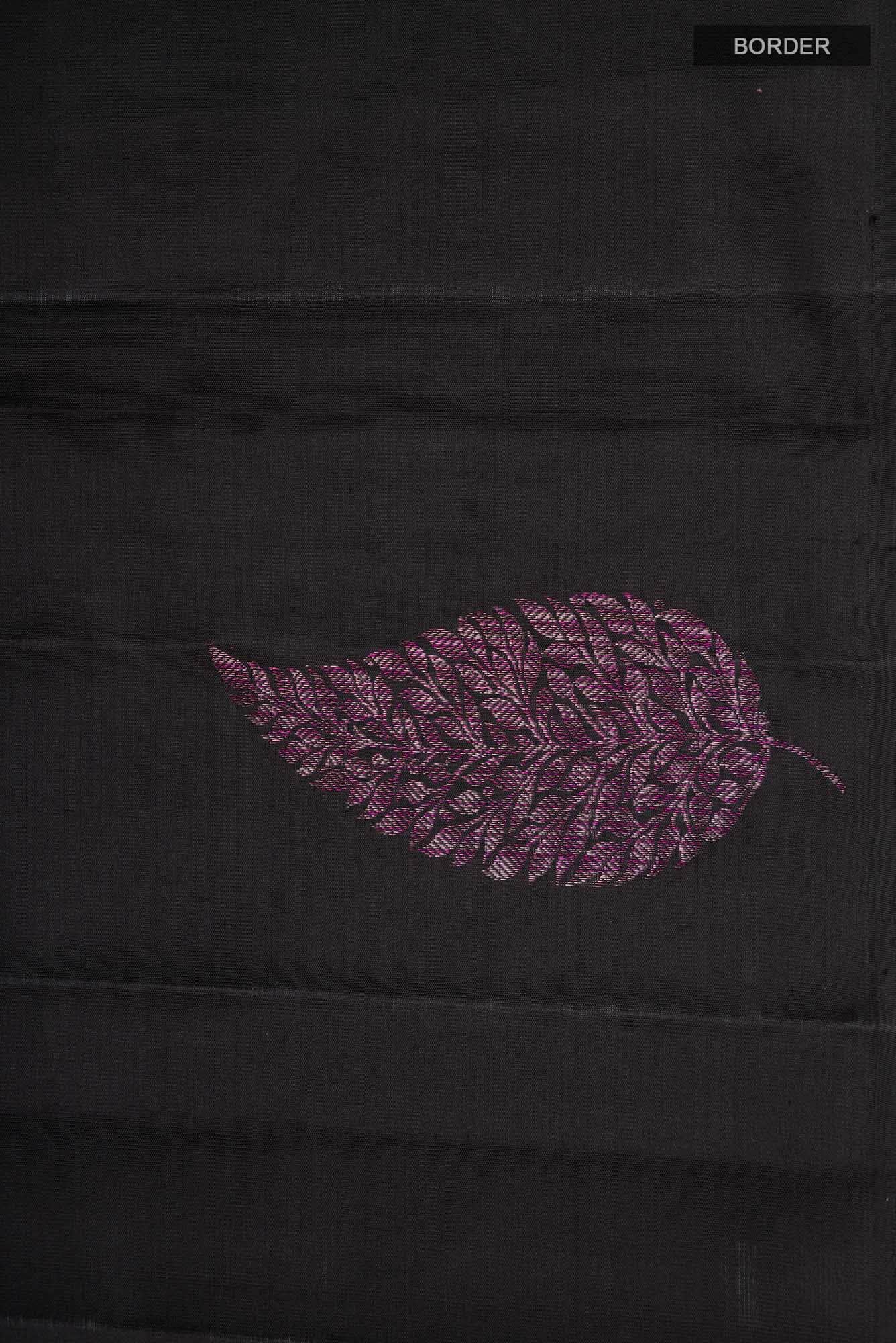 Black Kanchipuram Silk Saree