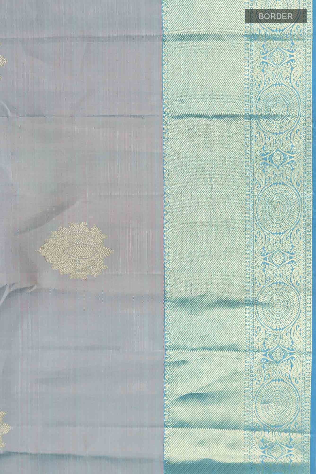 Blue Kanchipuram Silk Saree