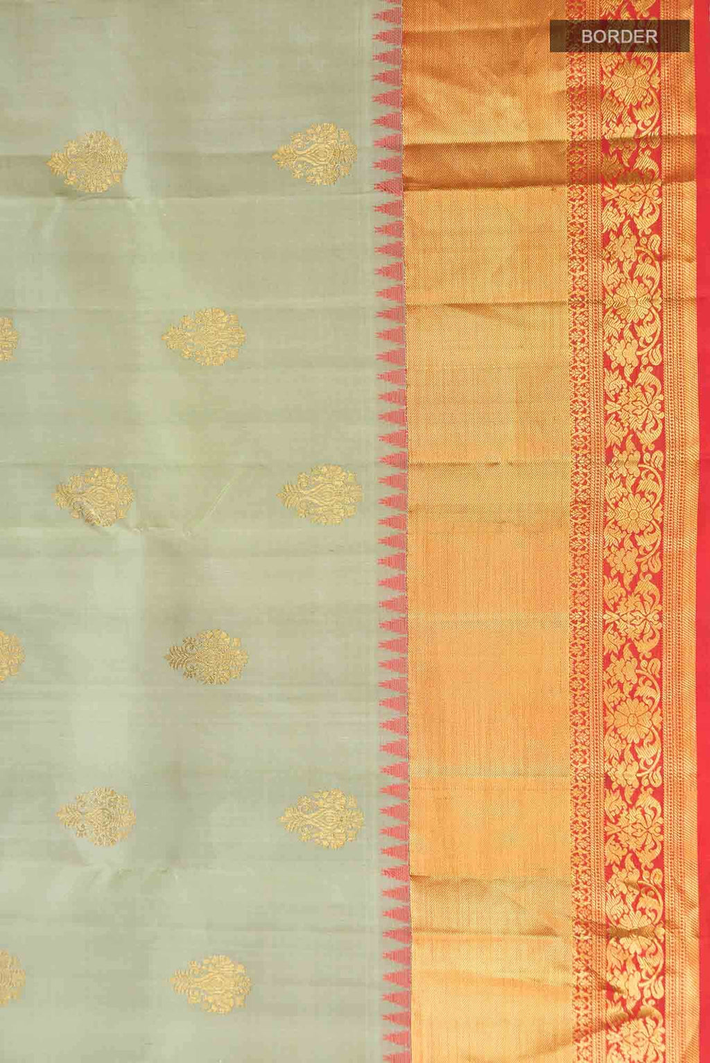 Light Green Kanchipuram Silk Saree