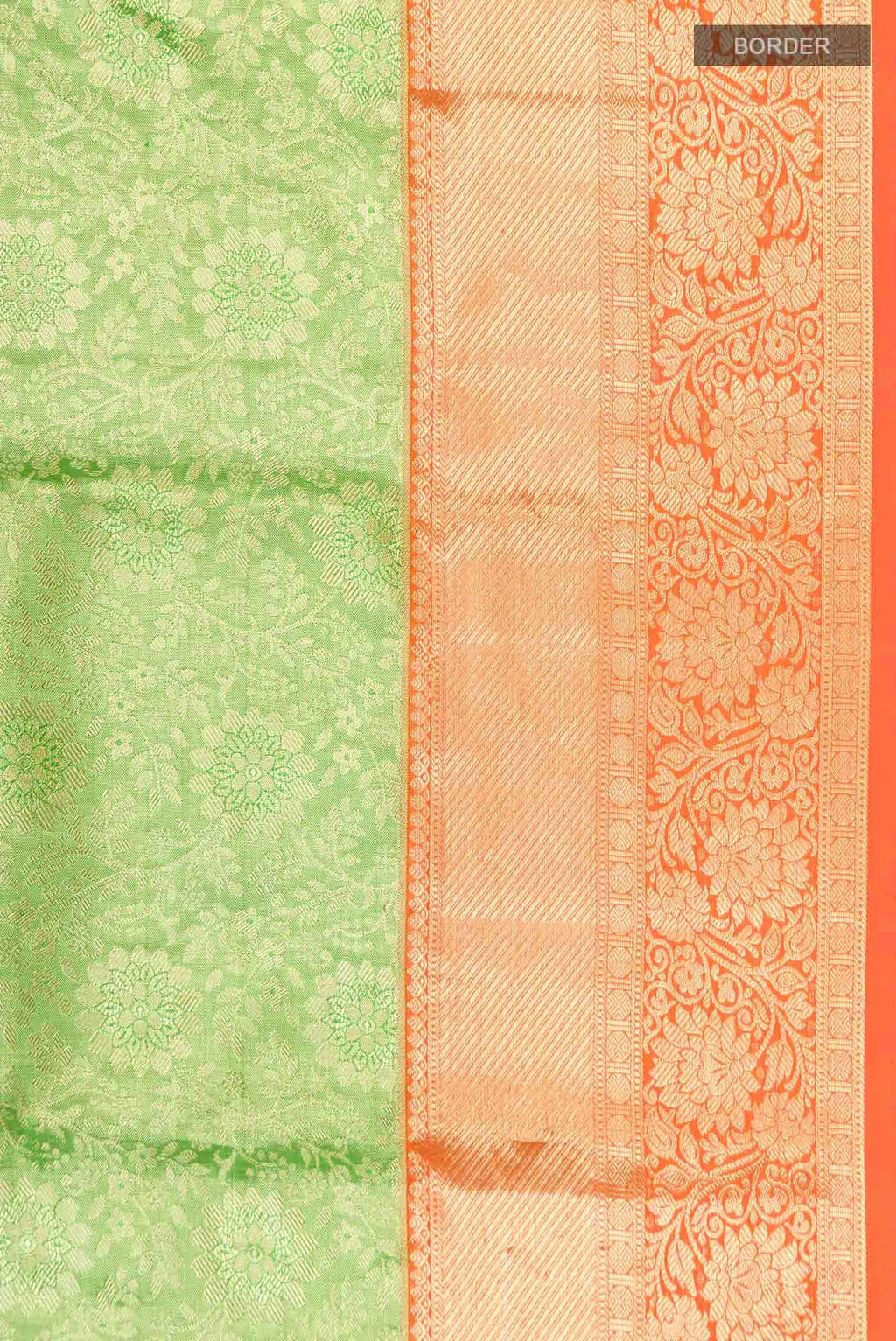 Green Kanchipuram Tissue Silk Saree