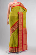Green Blended Bangalore Silk Saree