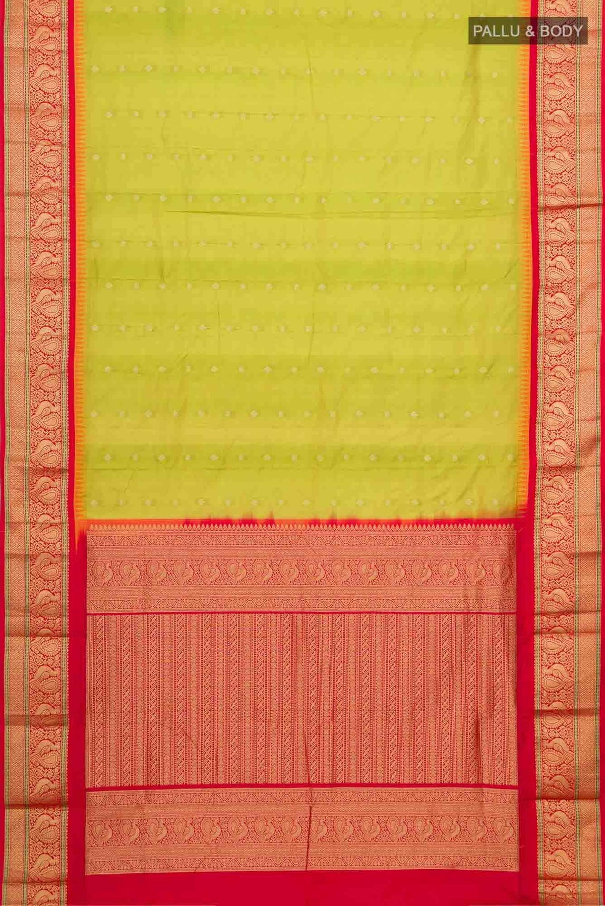 Green Blended Bangalore Silk Saree
