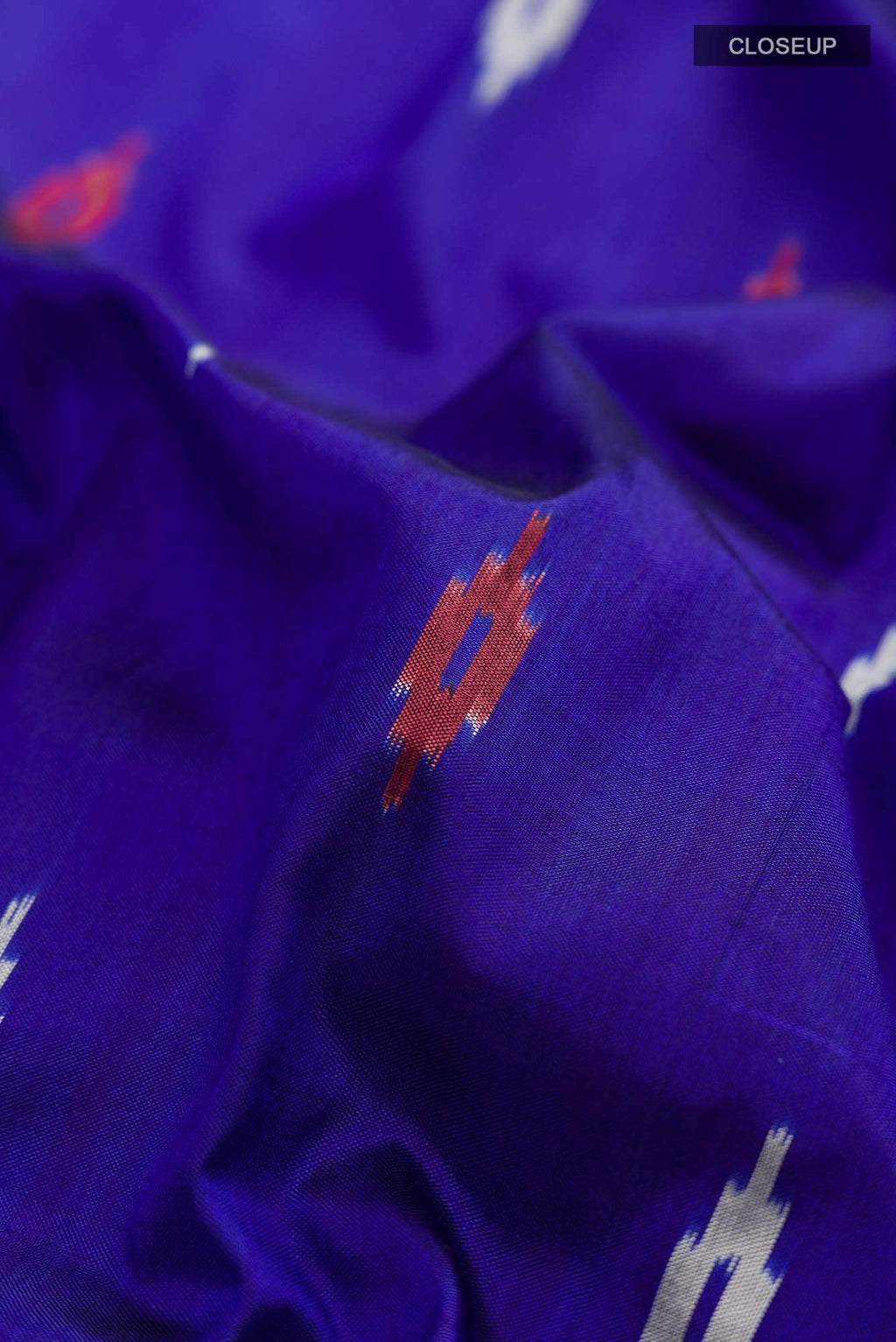 Blue Pochampally Silk Saree