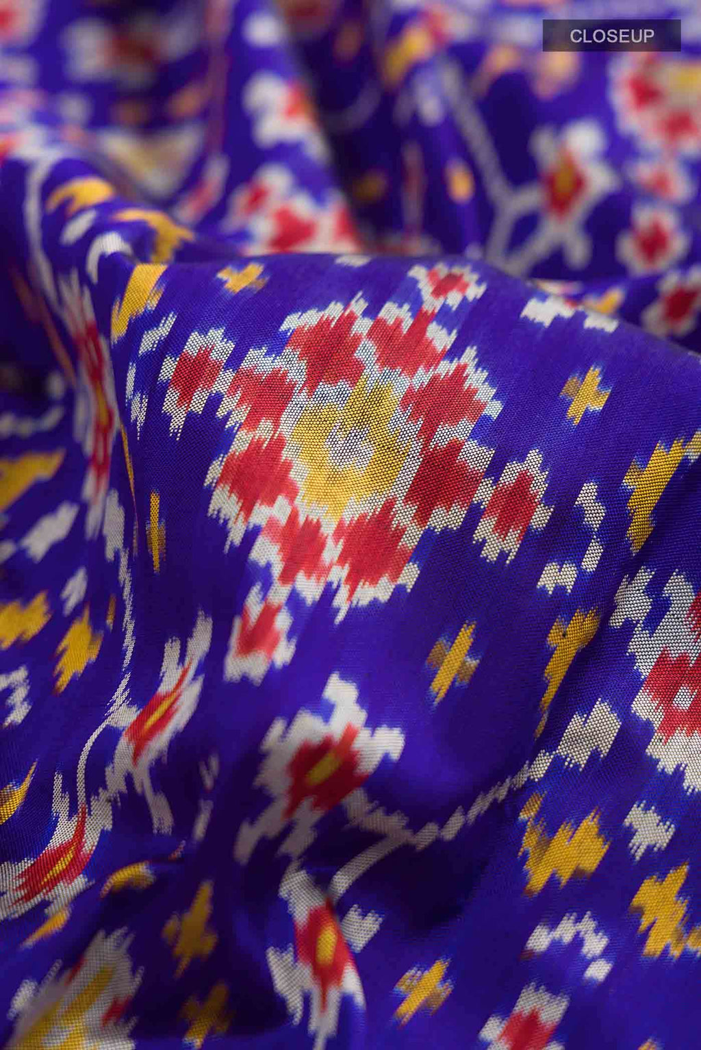 Blue Pochampally Silk Saree