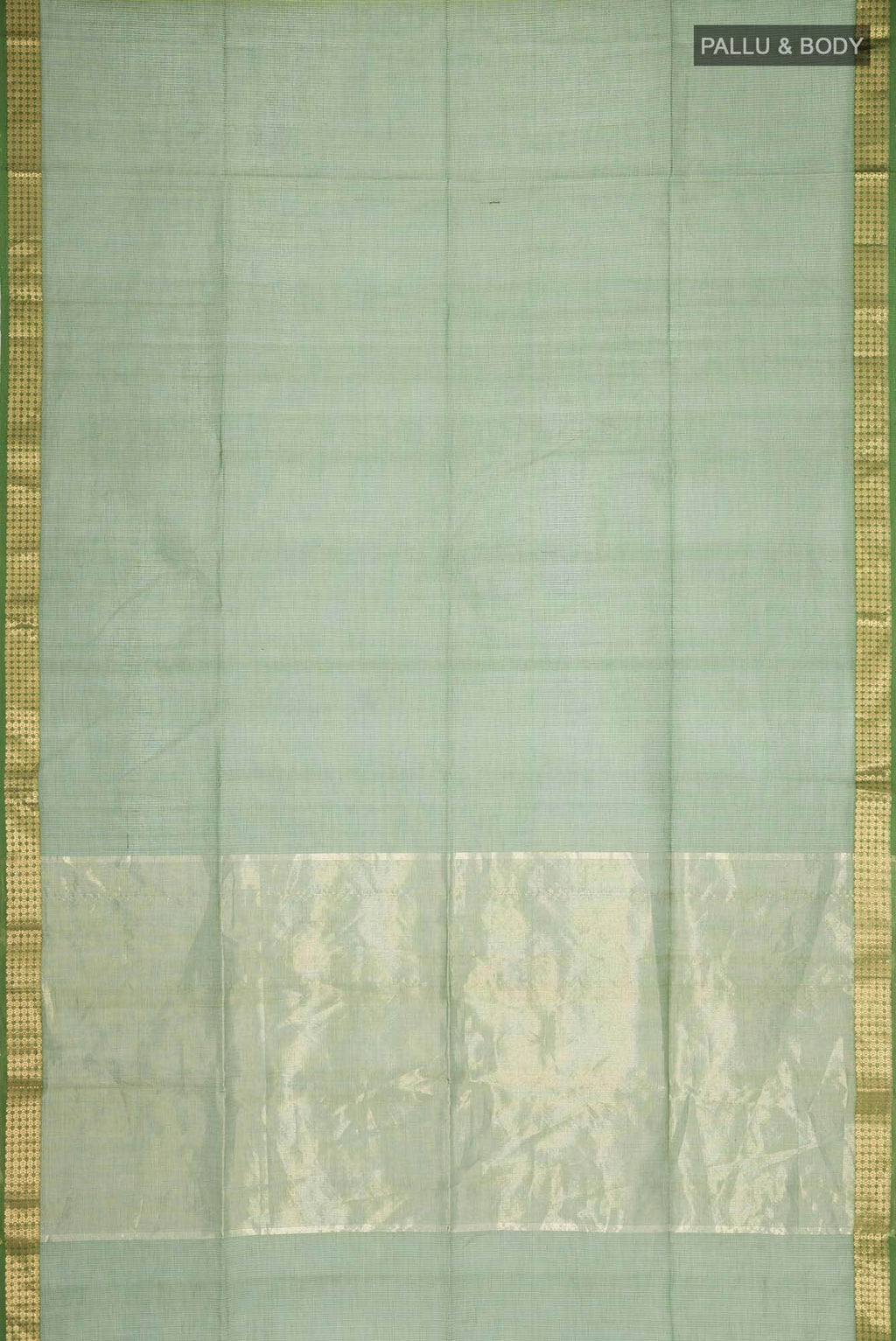 Green Maheshwari Silk Cotton Saree