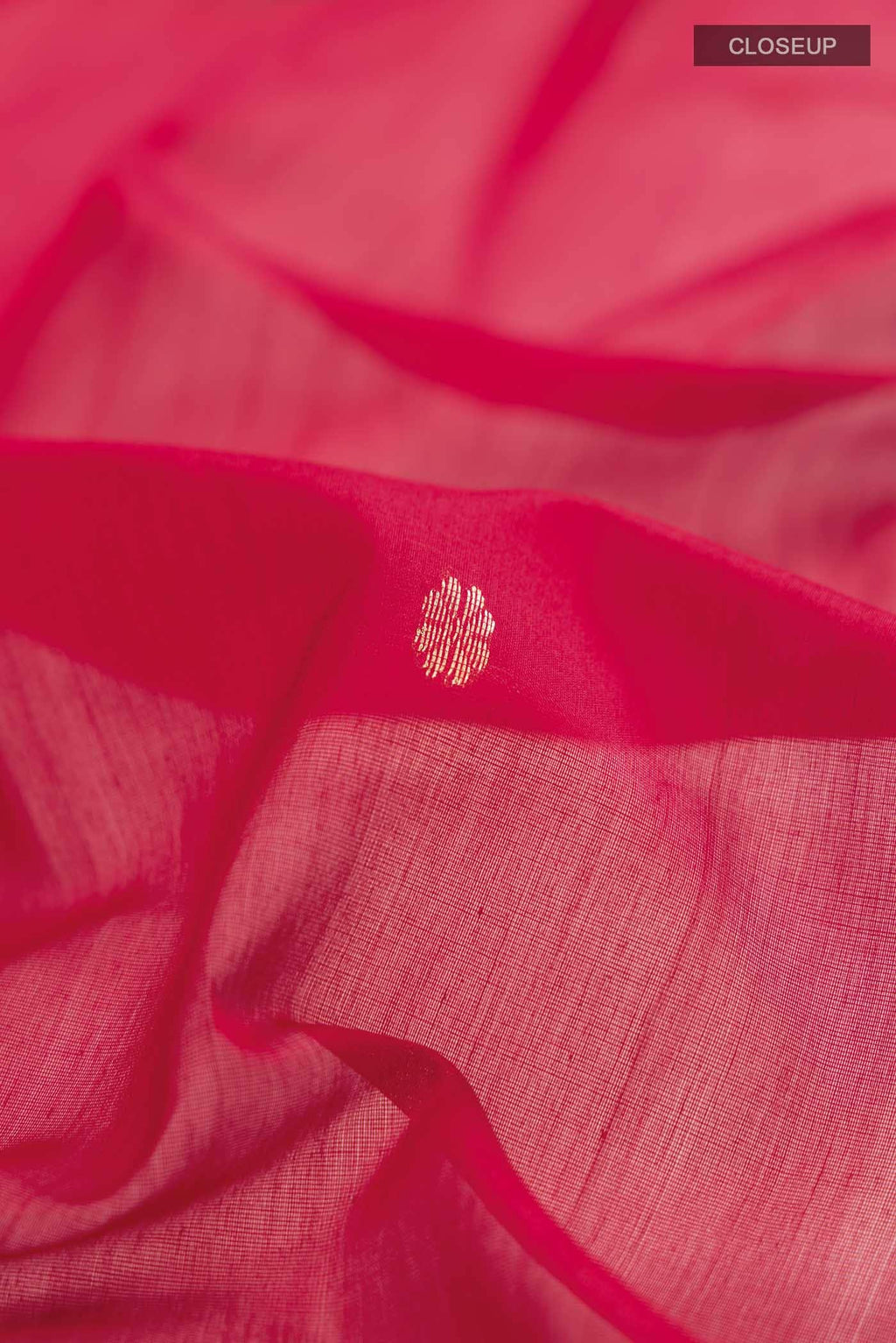 Red Maheshwari Silk Cotton Saree