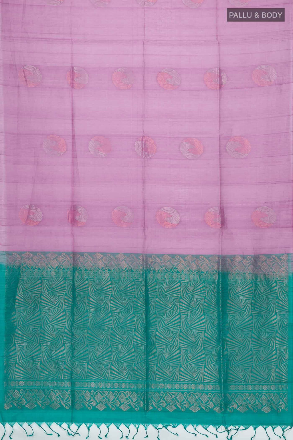 Lavender Silk Cotton Saree