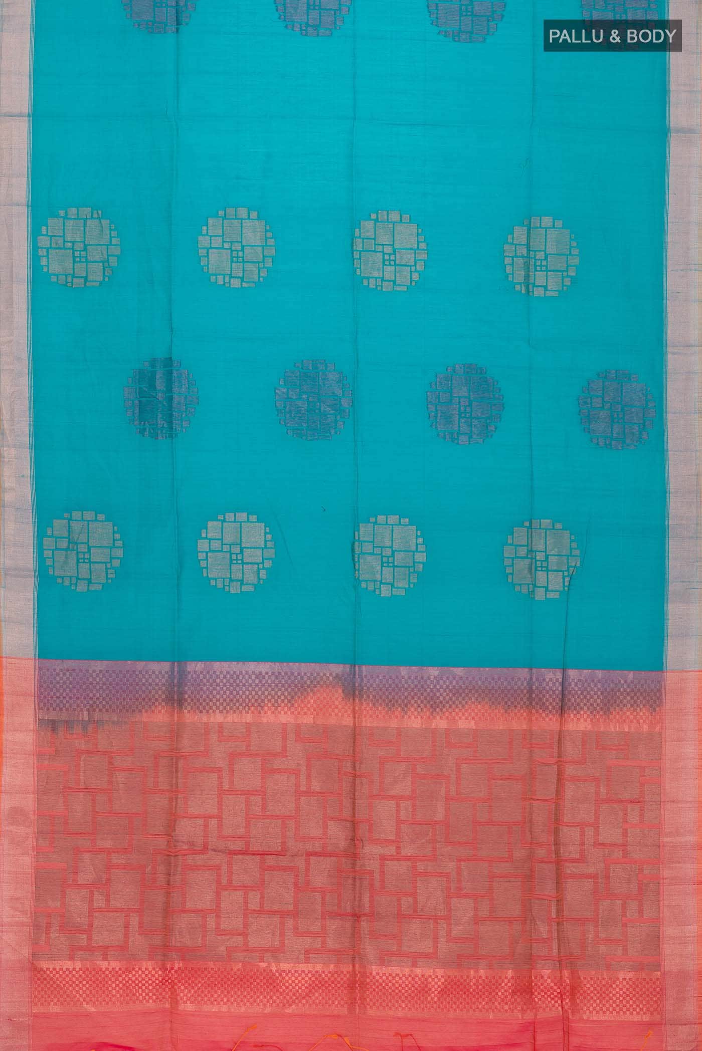 Blue Silk Cotton Saree