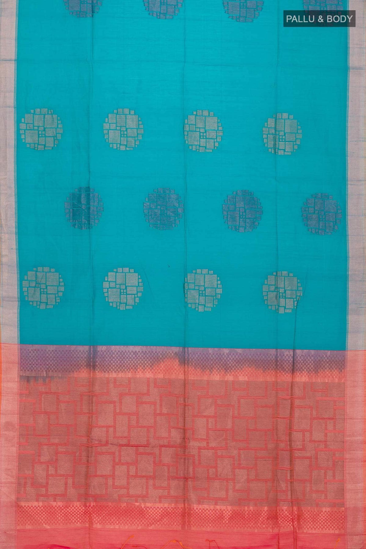 Blue Silk Cotton Saree