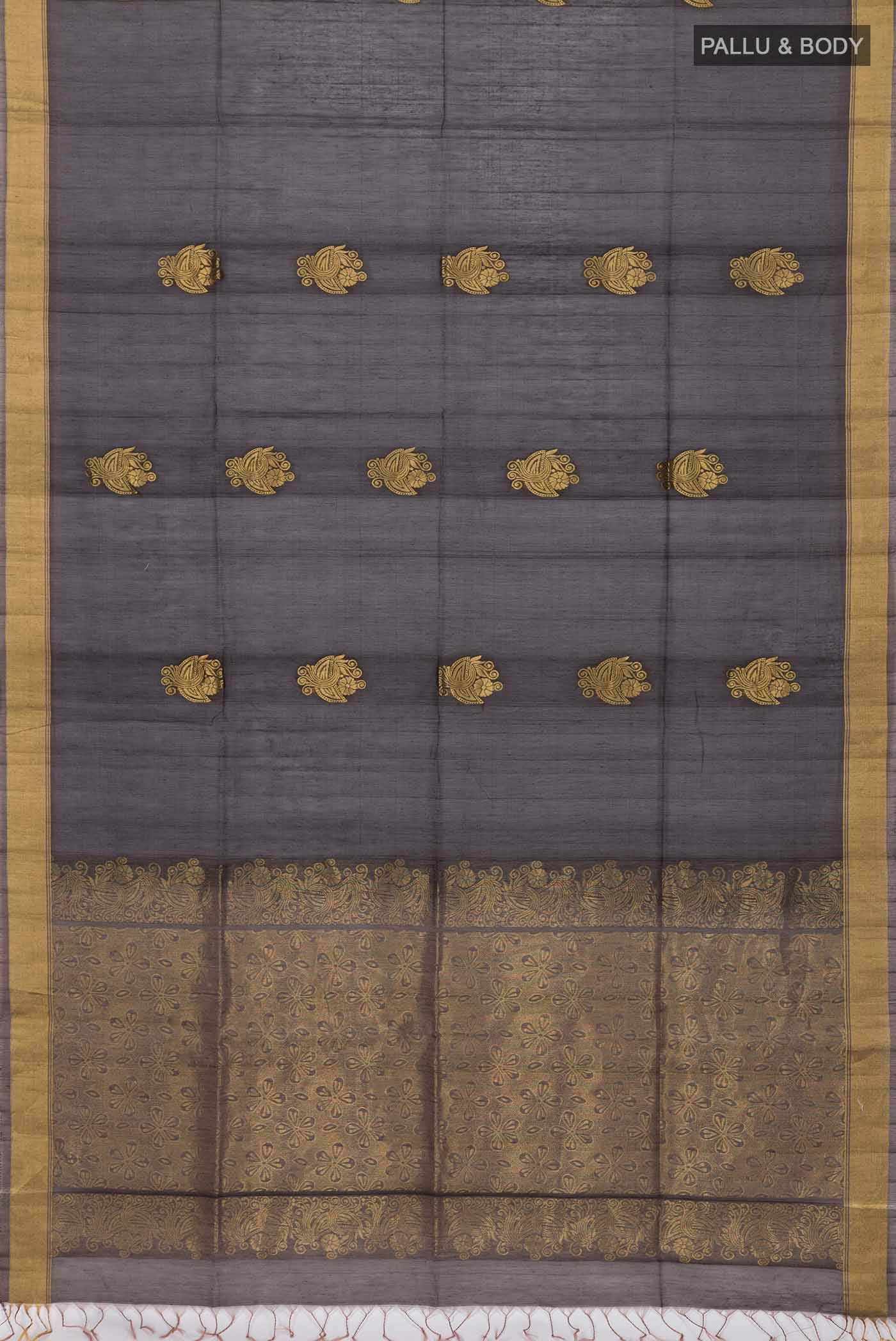 Black Silk Cotton Saree