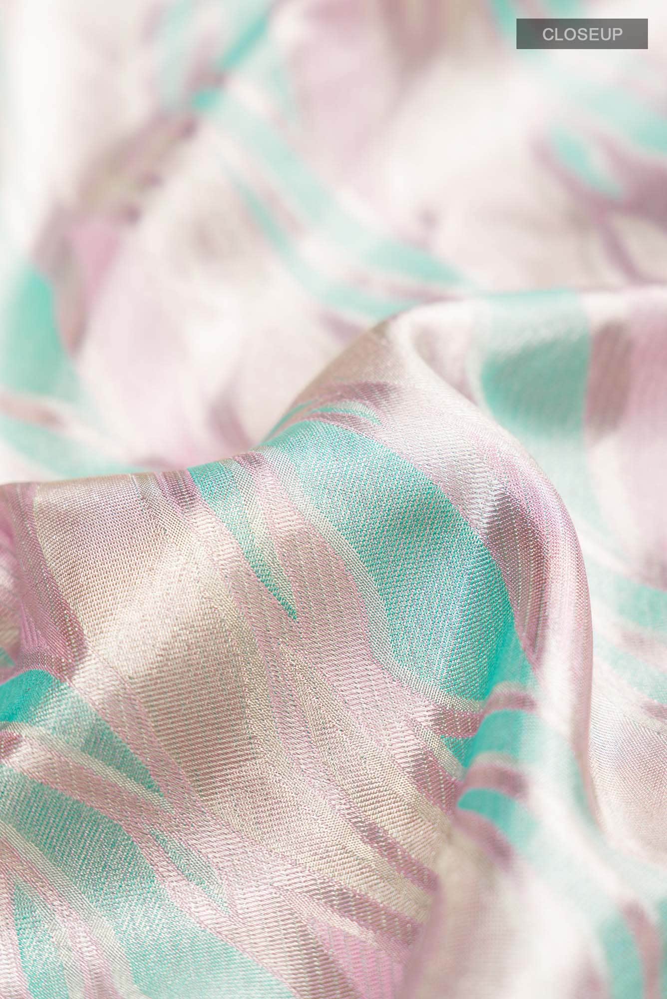 Multi Kanchipuram Tissue Silk Saree