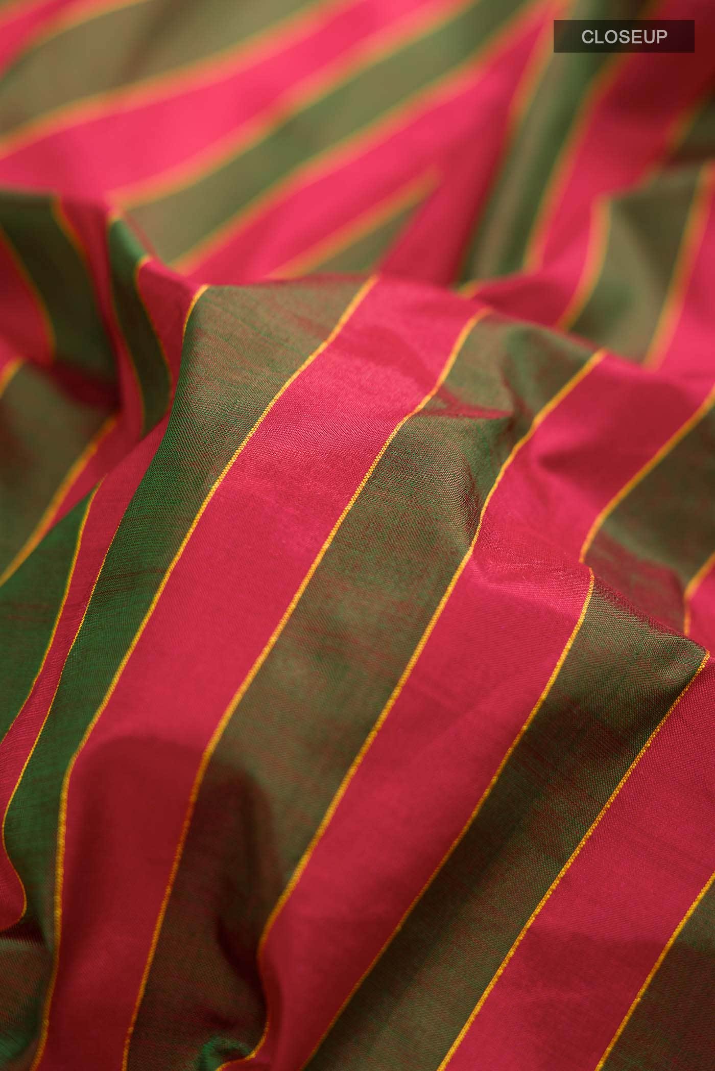 Multi Kanchipuram Silk Nine Yards Saree