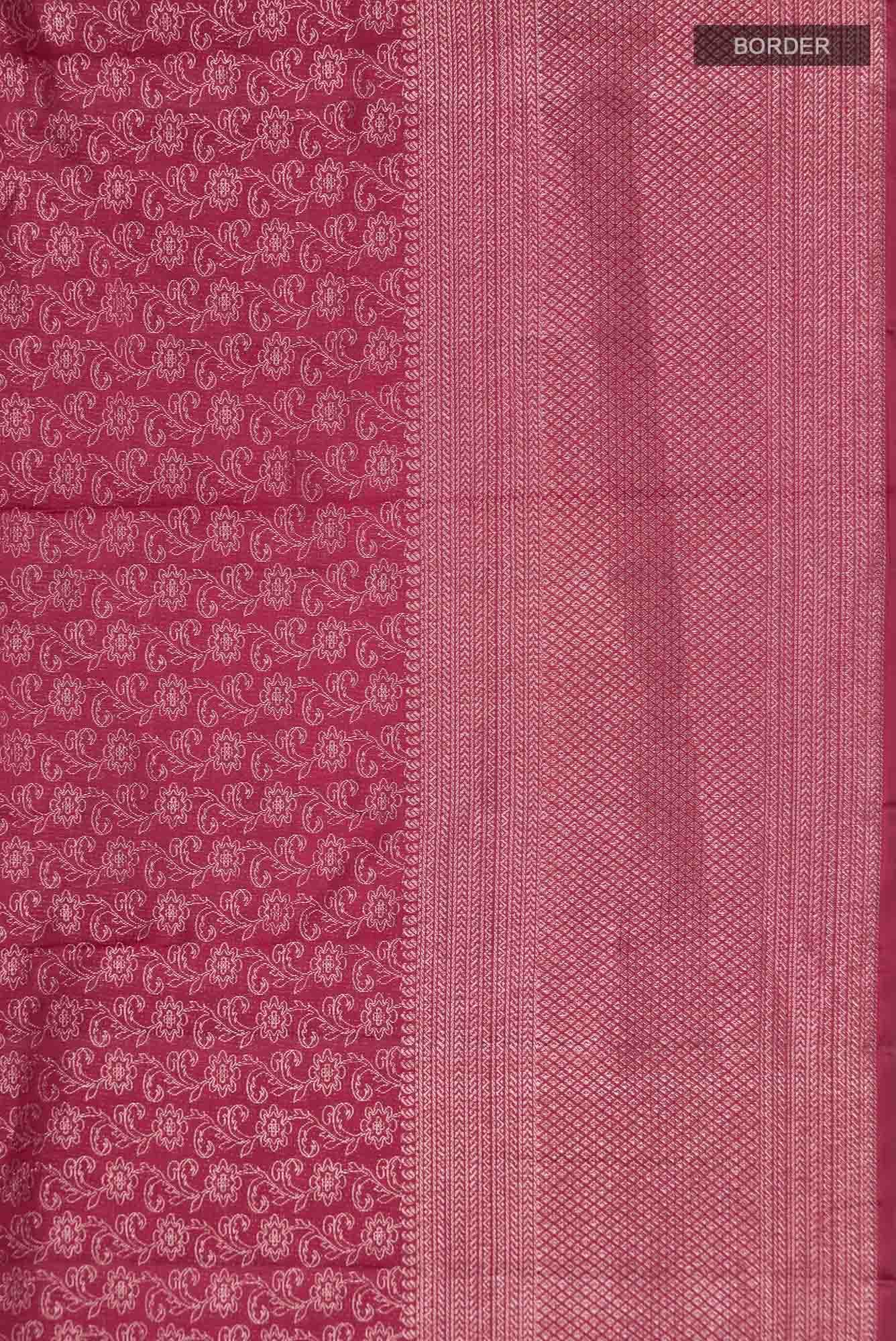 Maroon Kanchipuram Silk Saree
