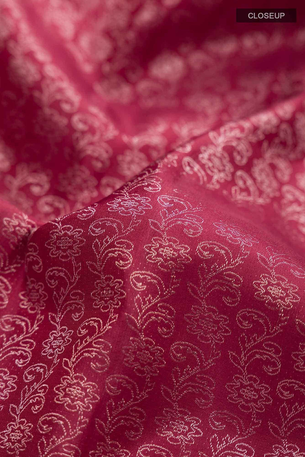 Maroon Kanchipuram Silk Saree