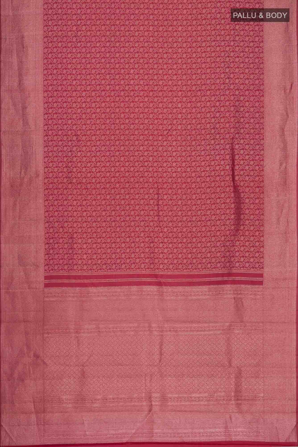 Maroon Kanchipuram Silk Saree