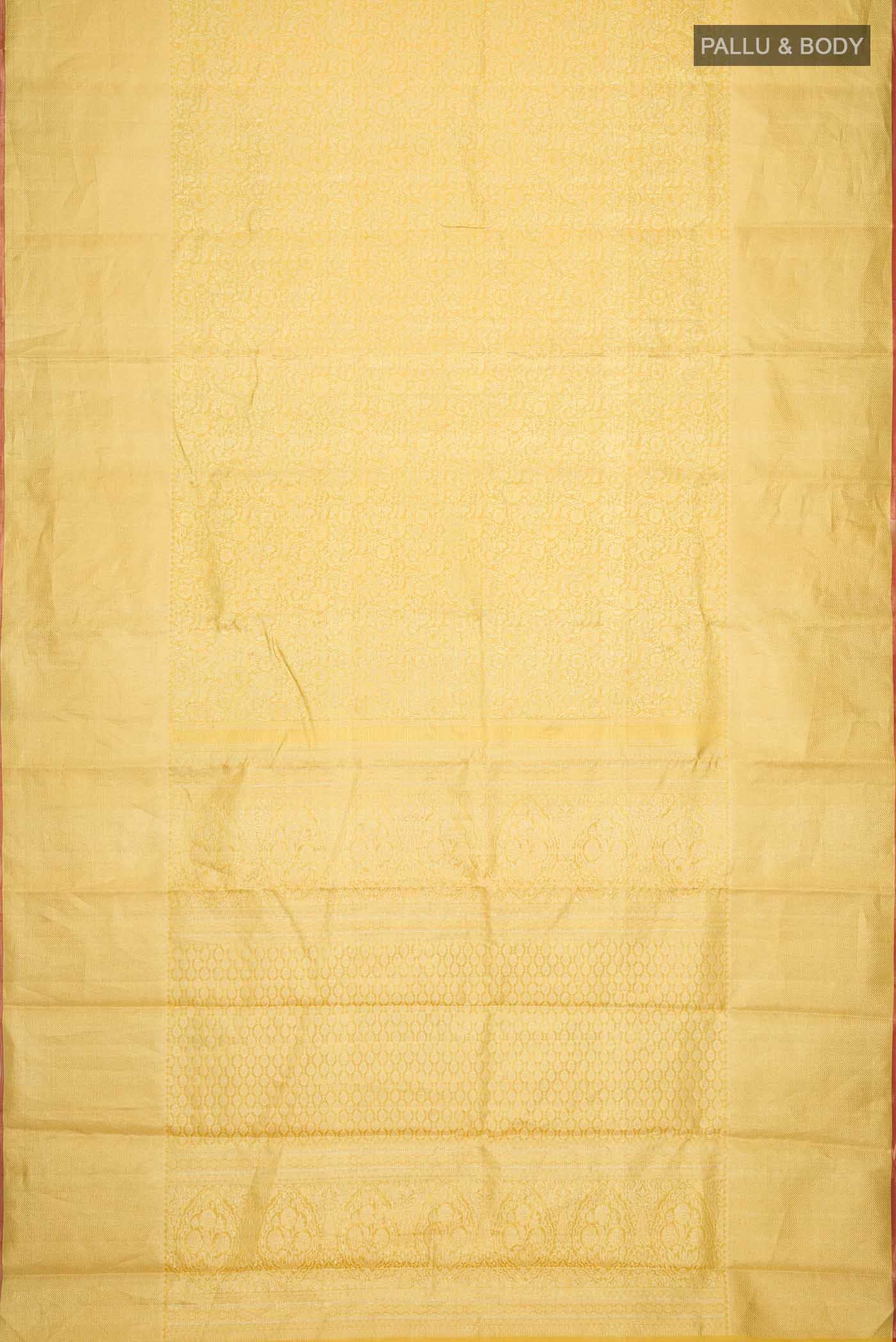 Gold Kanchipuram Silk Saree