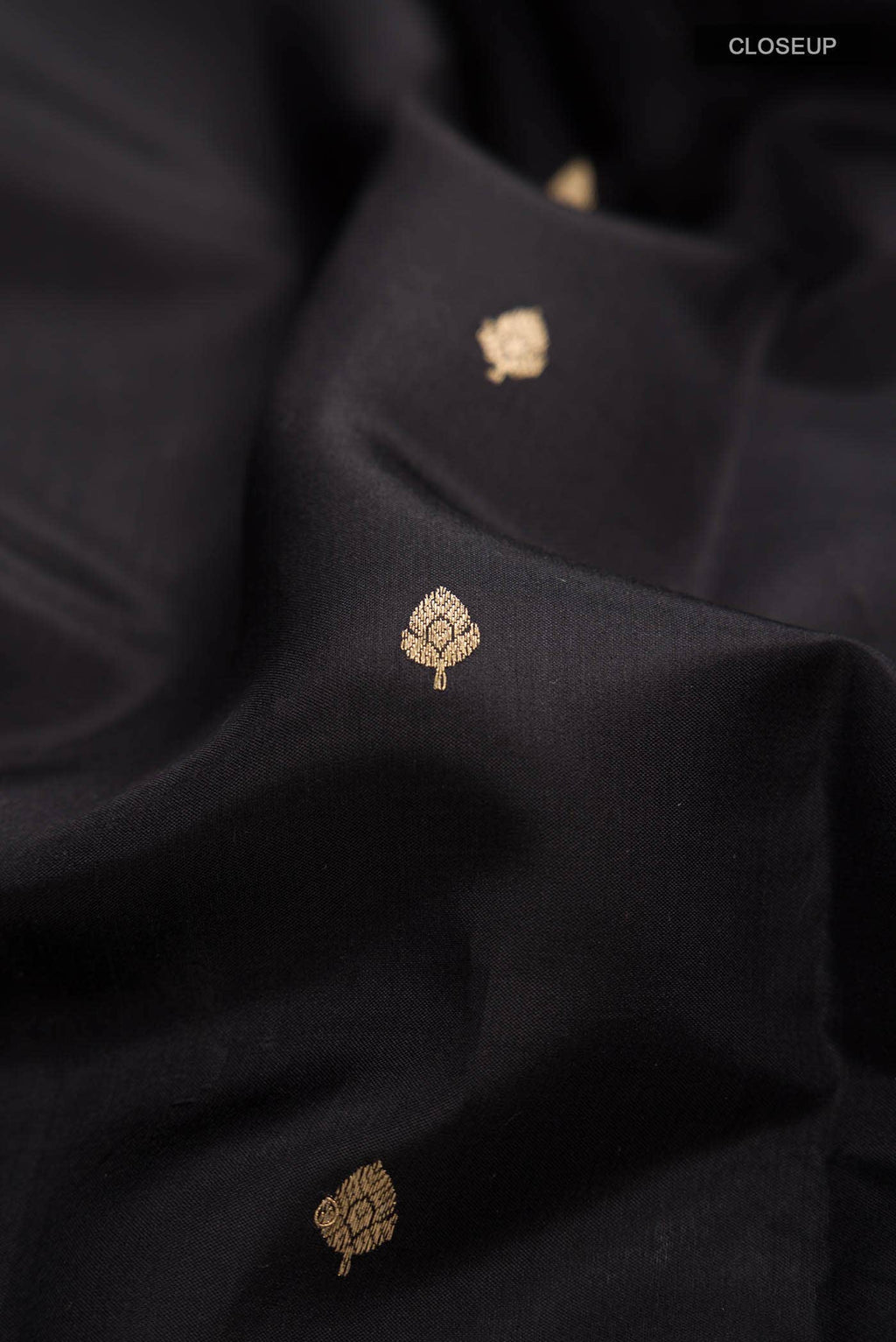 Black Banarasi Silk Saree