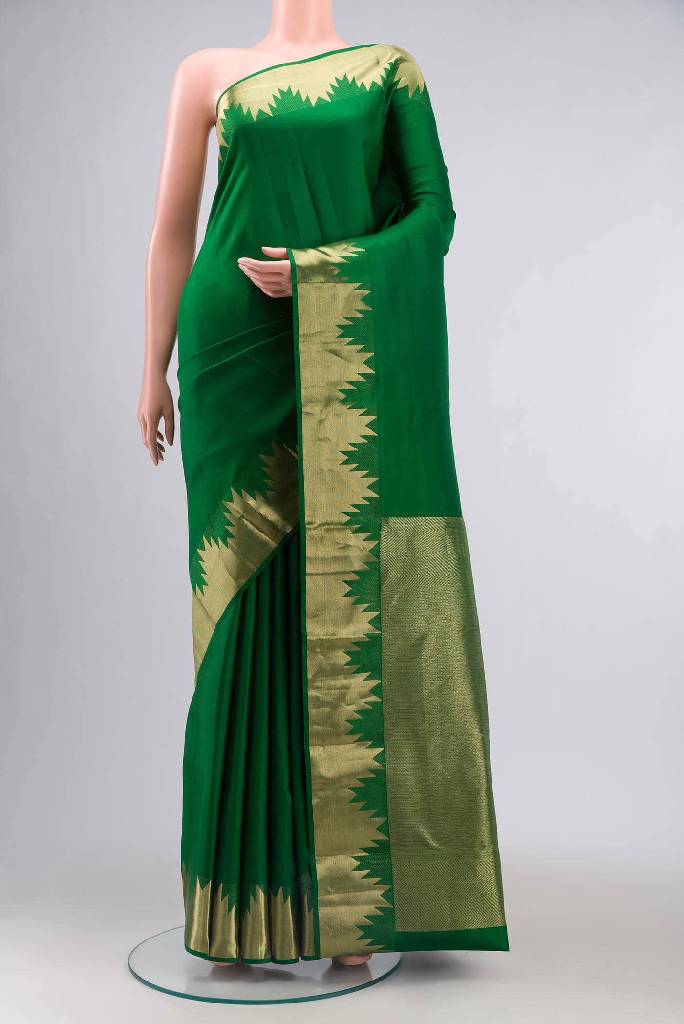 Green Kanchipuram Silk Saree