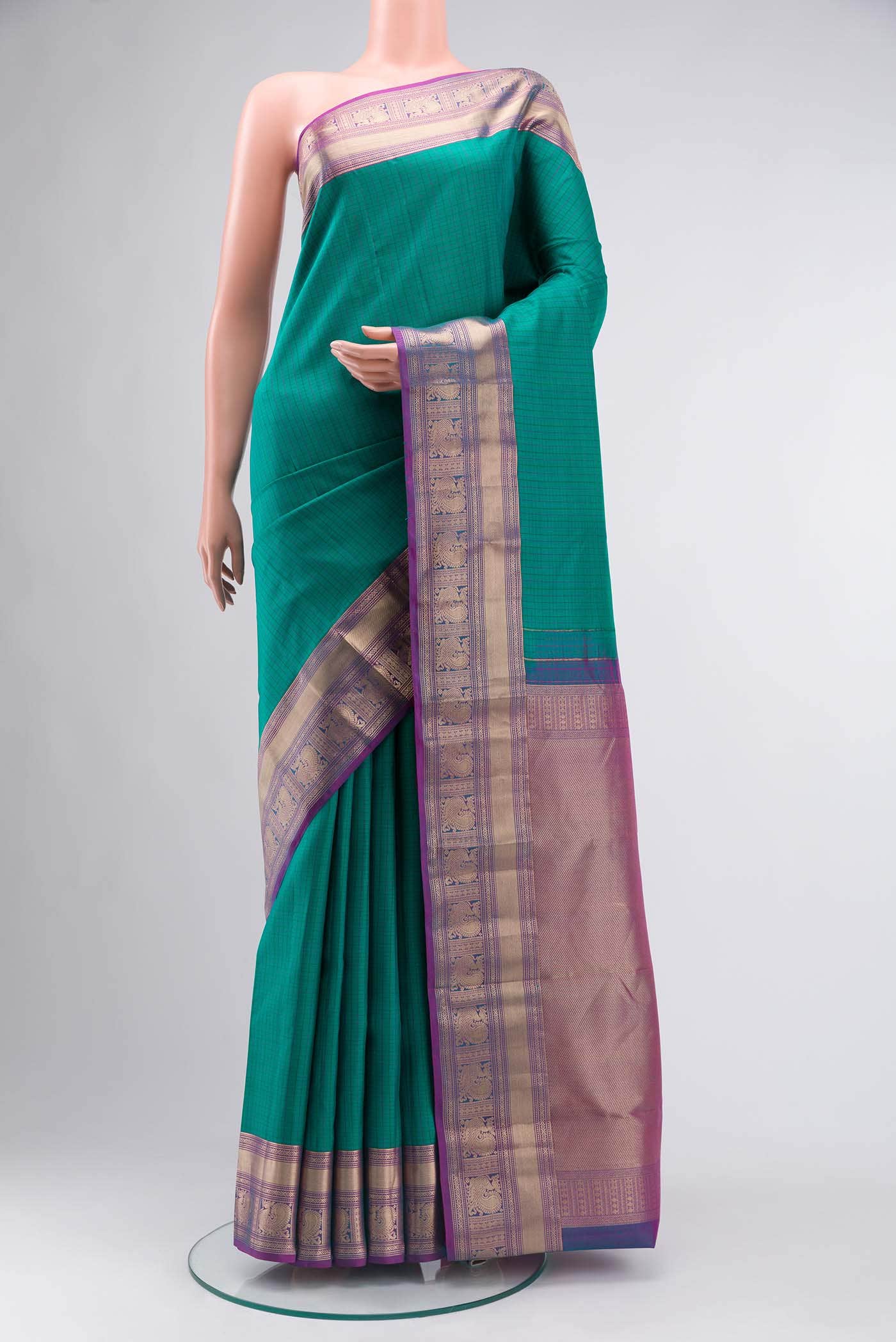 Green Kanchipuram Silk Saree