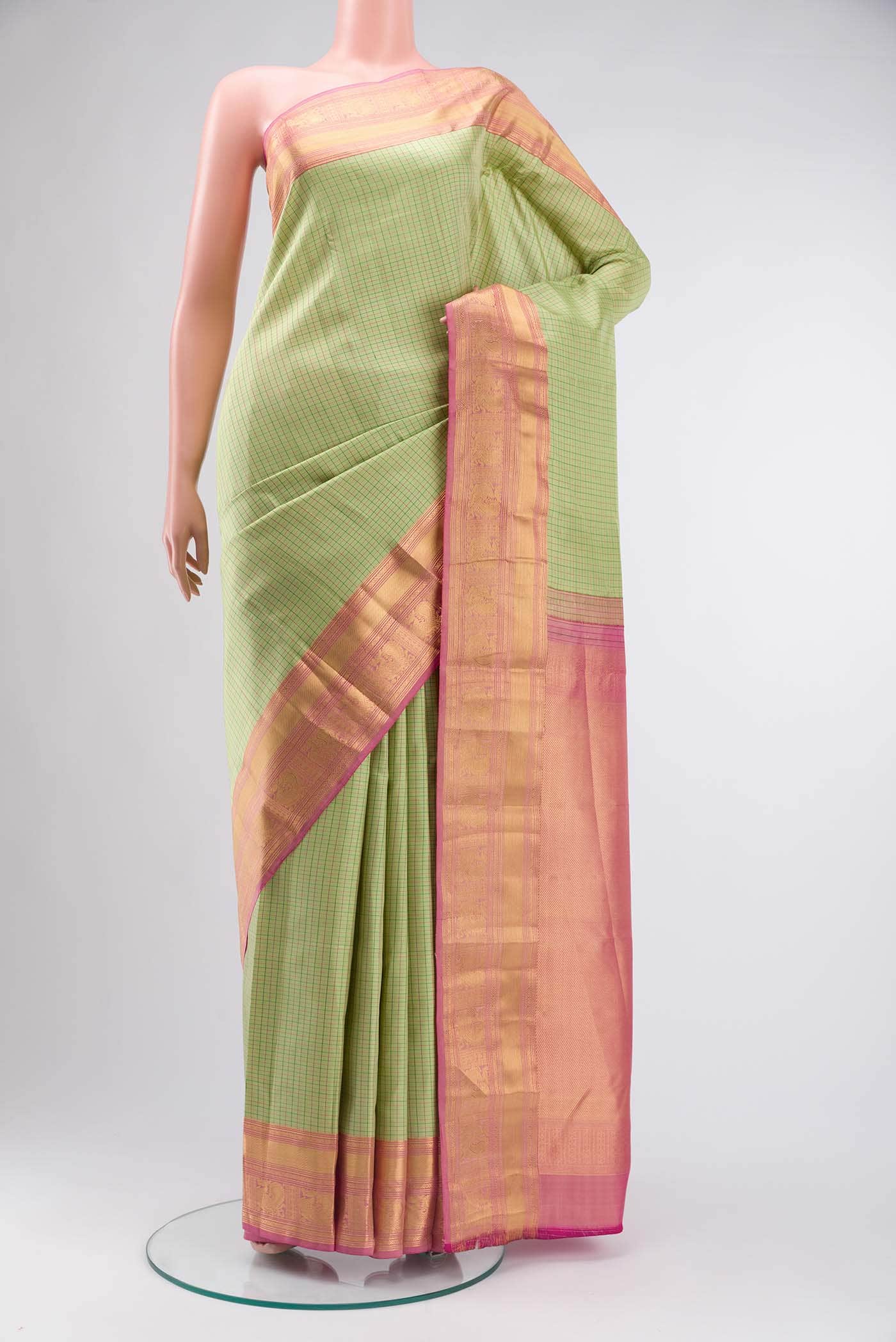 Green Kanchipuram Silk Saree